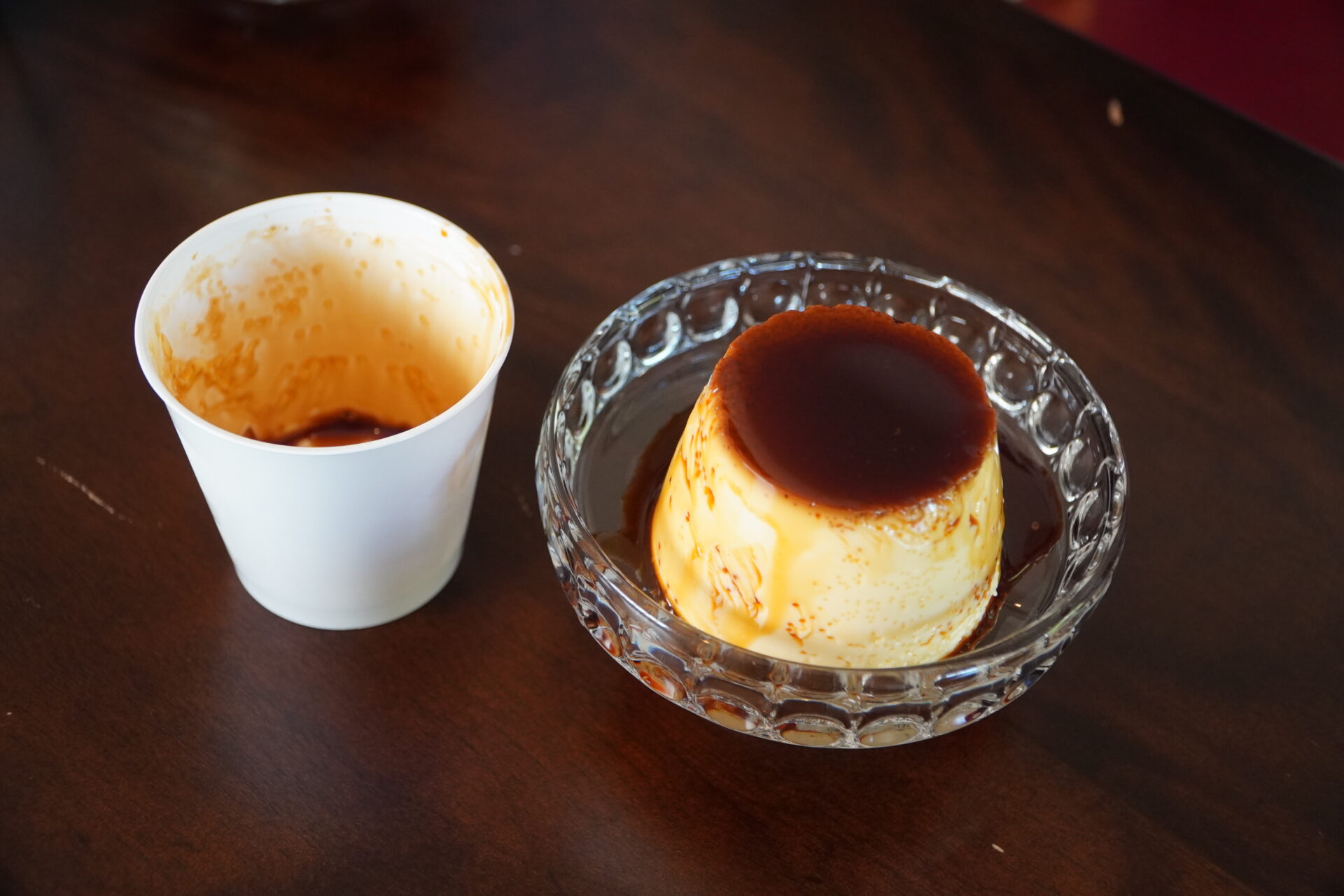 取り出したプリン_庭とブンガク2