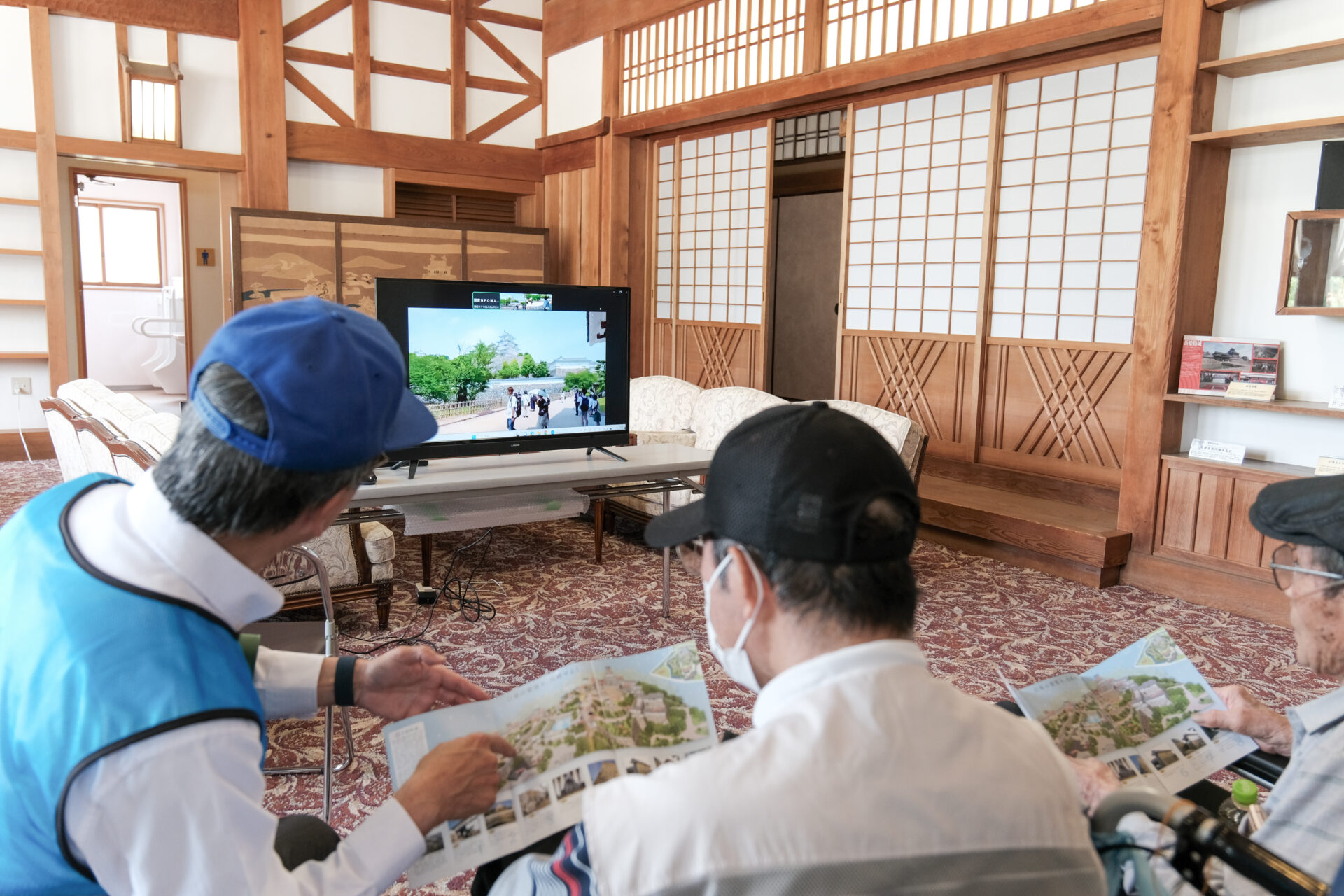 迎賓館内のようす
