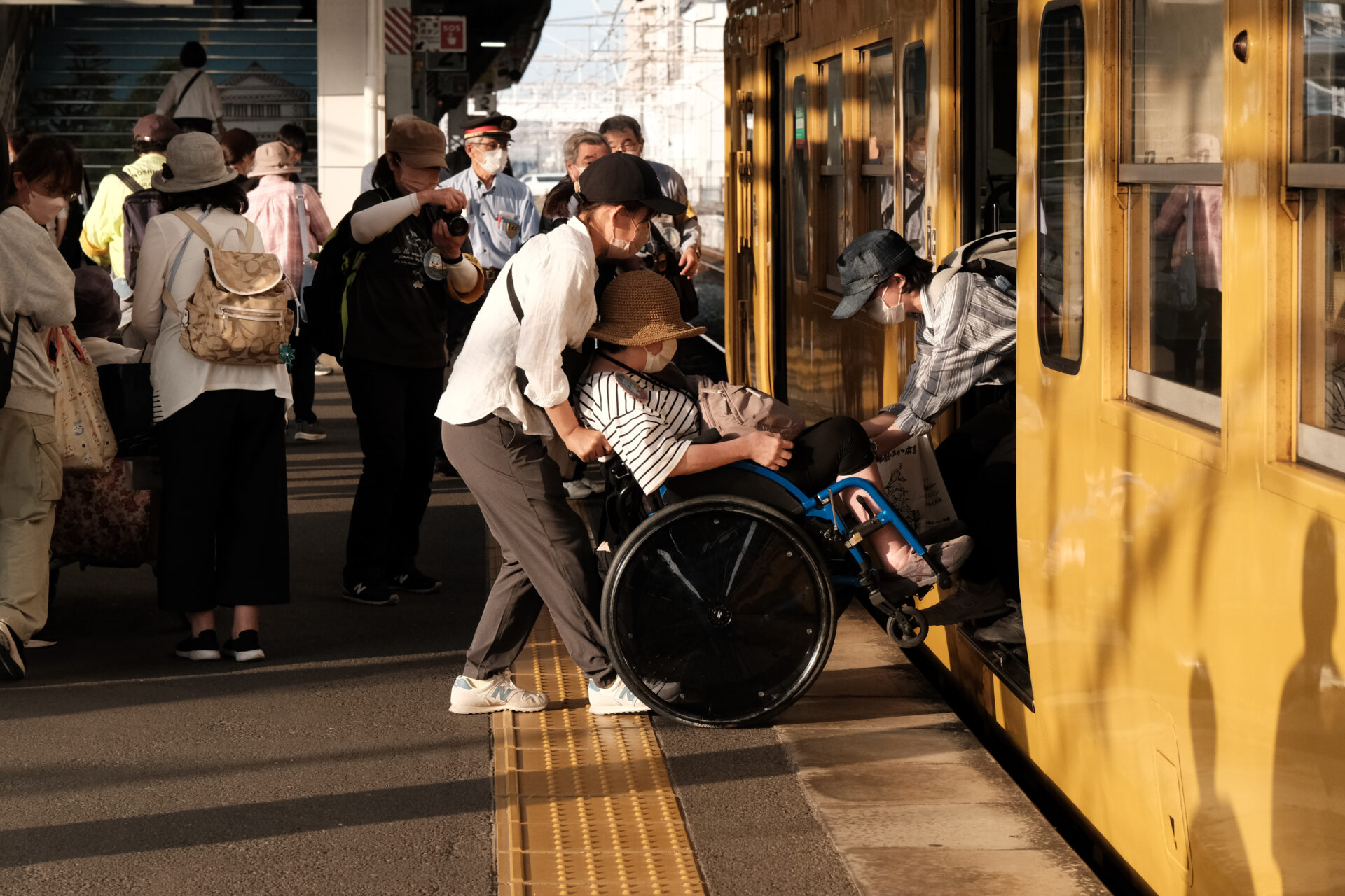 倉敷駅に到着