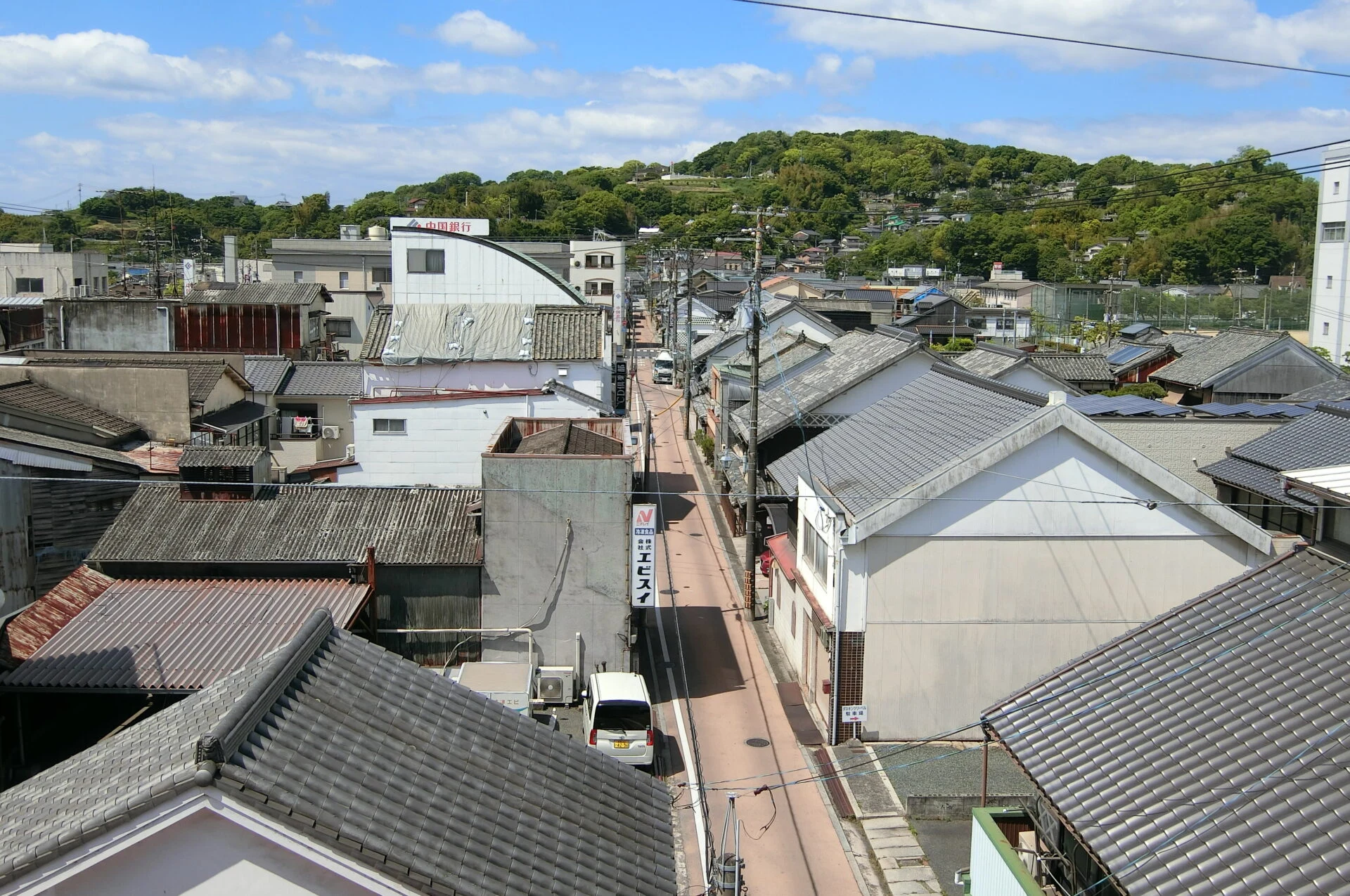 玉島の町並み