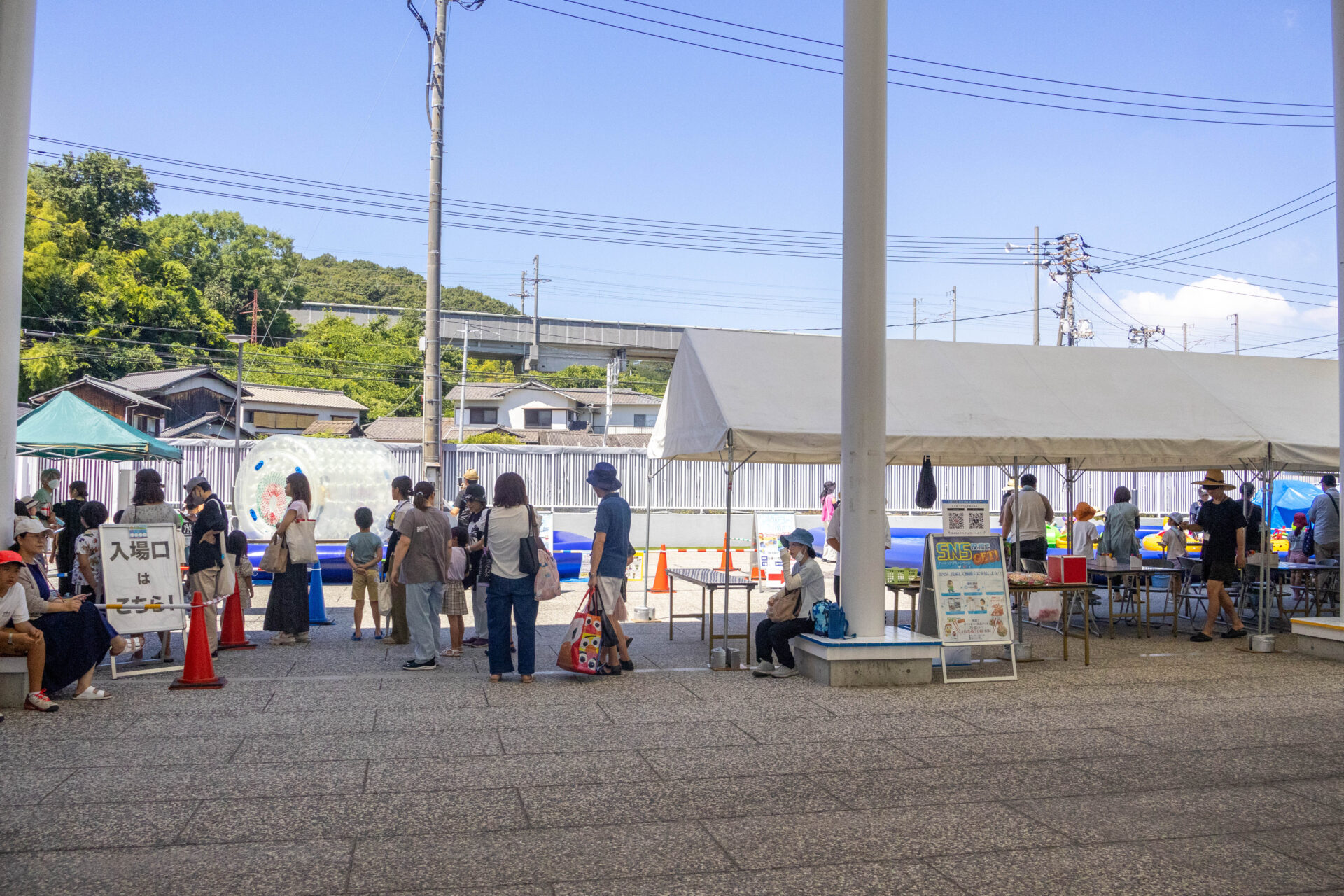 水遊びスペース