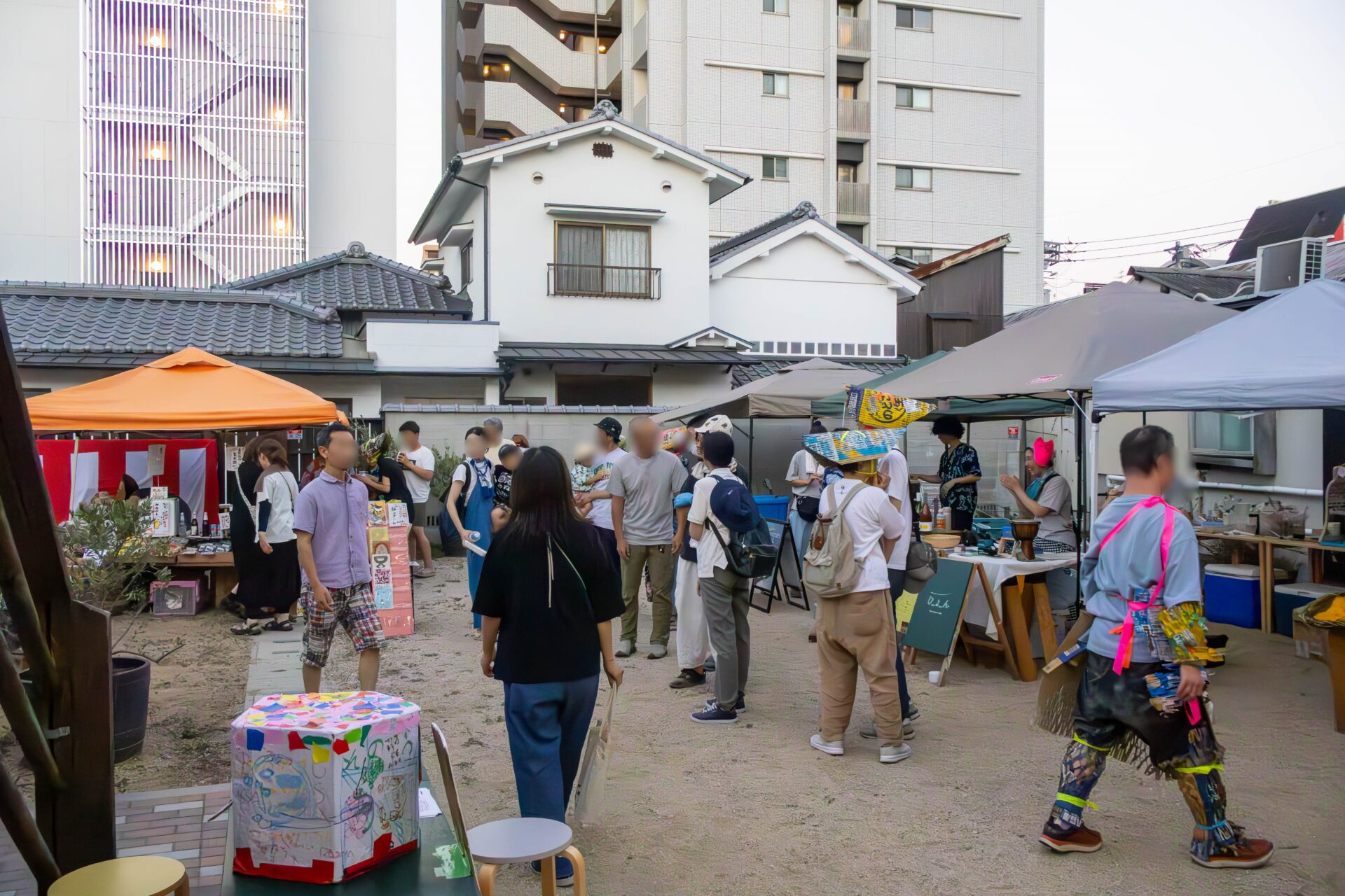午後6時頃の会場のようす