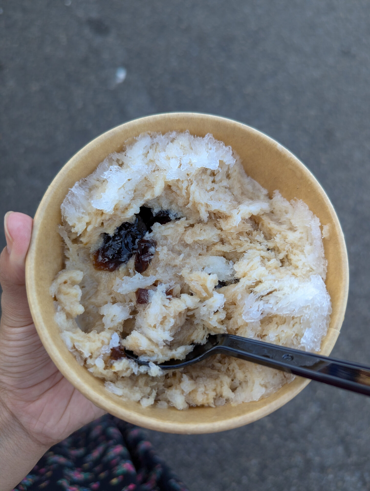 食べ進めると、珈琲ゼリーが出てきました
