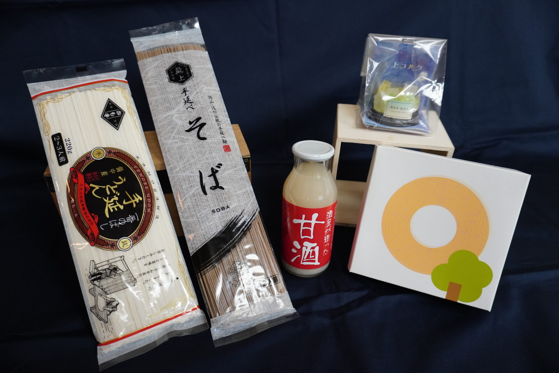 入選者に贈られる特産品（予定）　