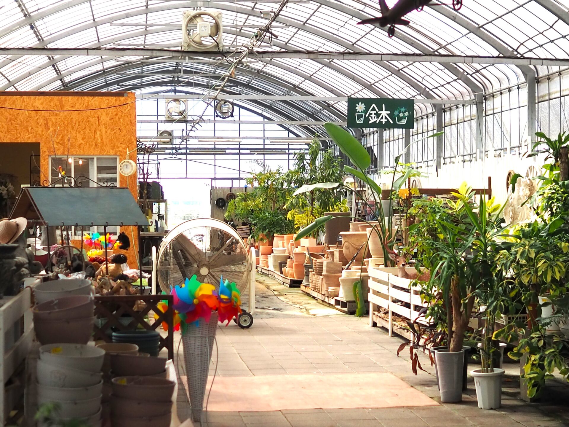 広い花売り場