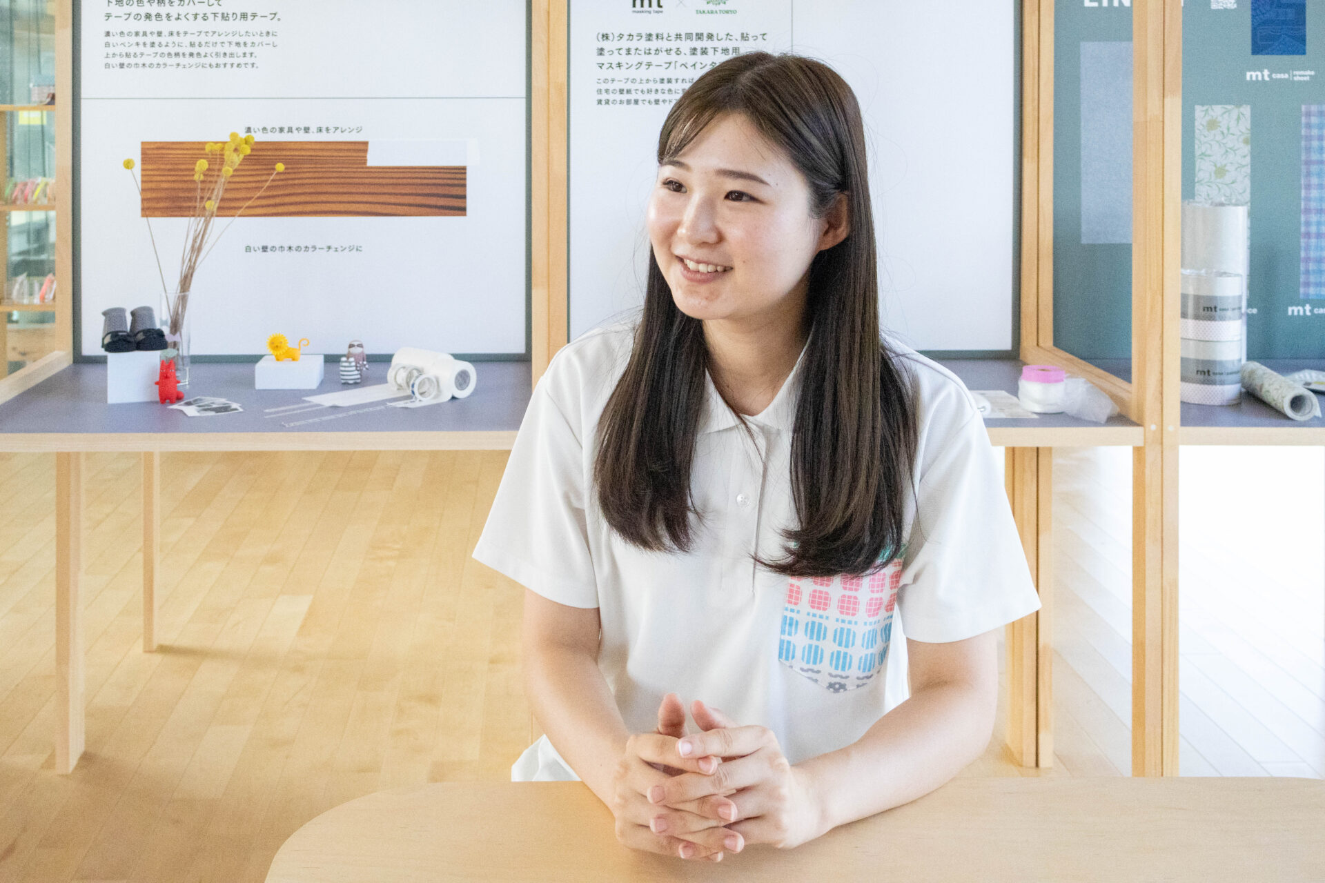 カモ井加工紙株式会社の企画・広報主任　荻野紗奈（おぎの さな）さん