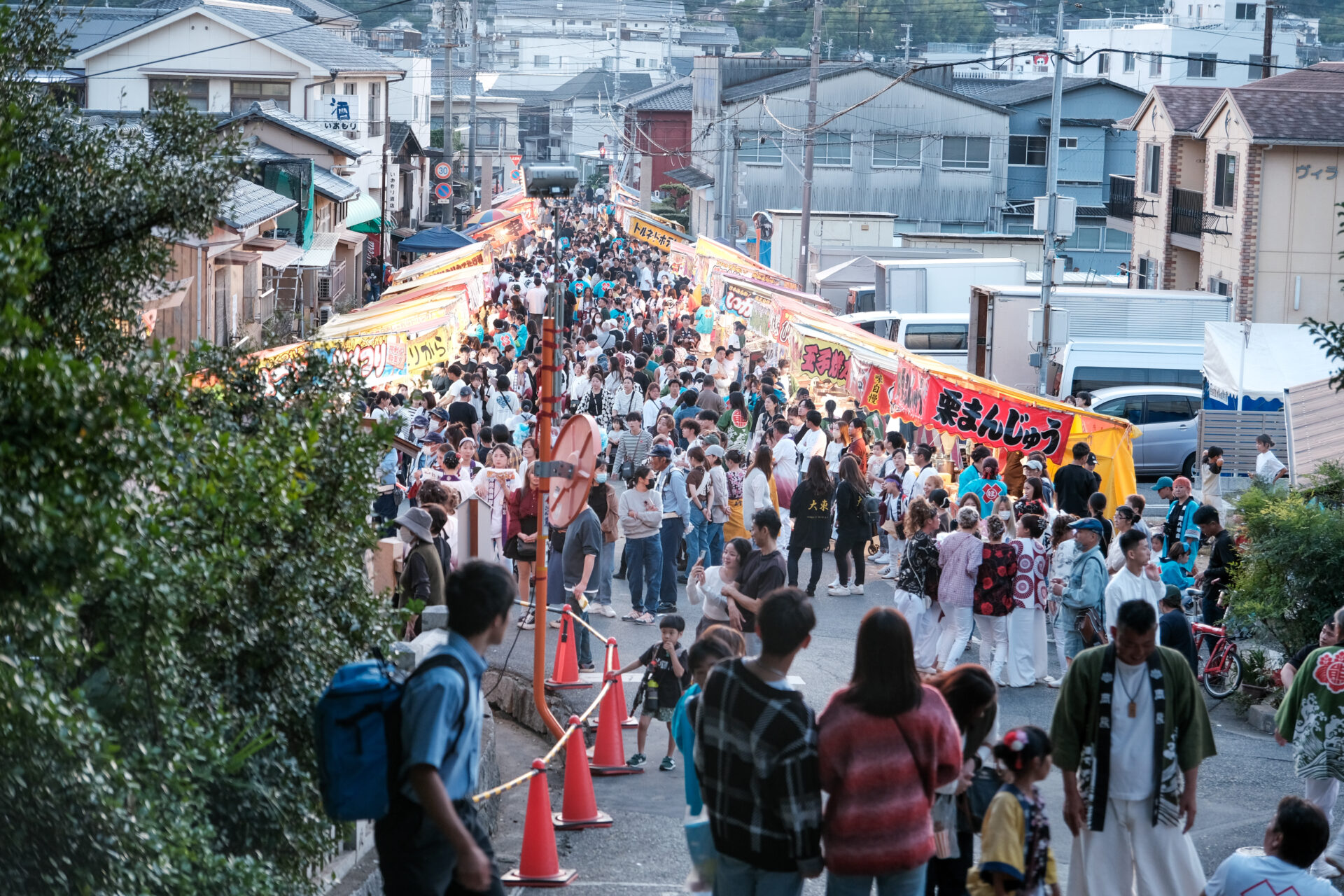 出店のようす
