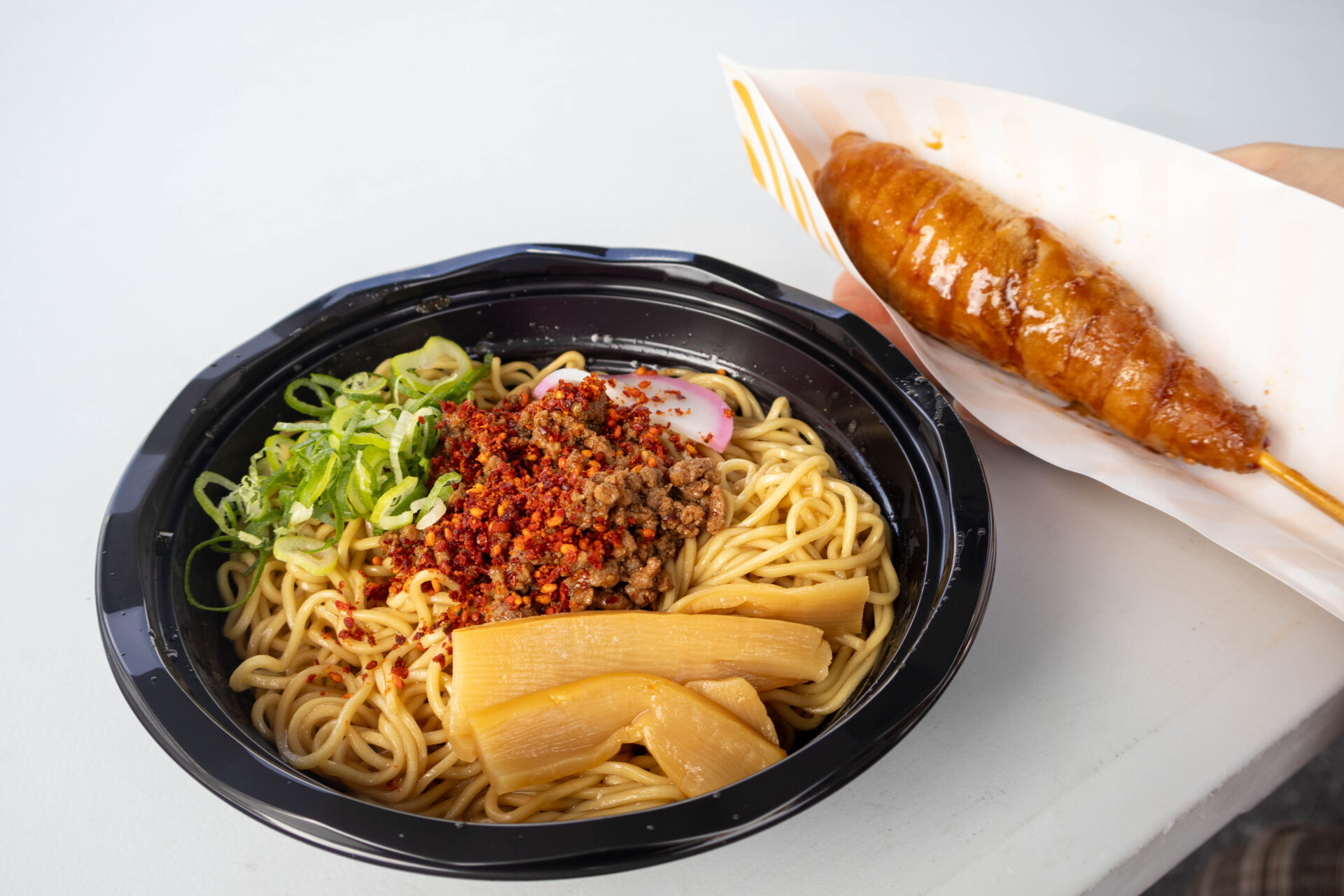 「麺屋台 うまし」のピリ辛まぜそば