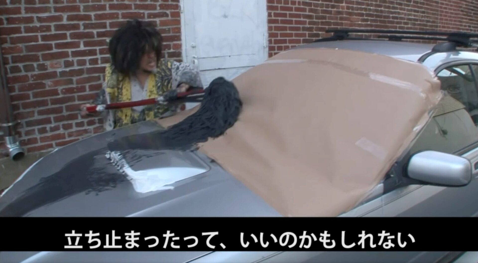 ニューヨークでのパフォーマンス 画像提供:越前屋俵太さん