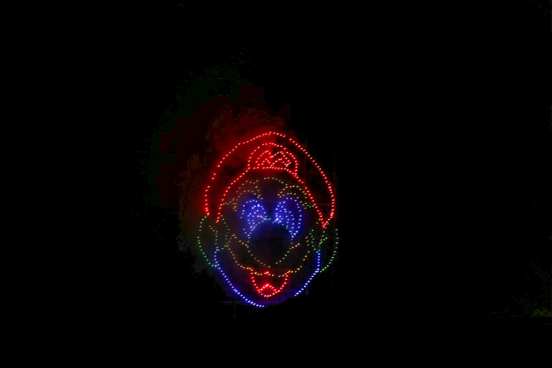 スーパーマリオの仕掛花火