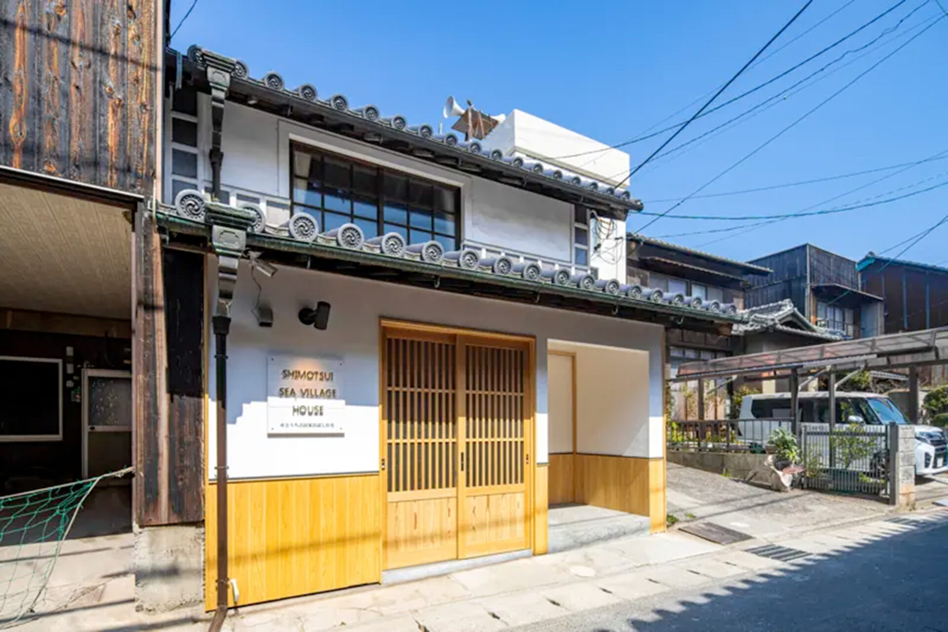 せとうち古民家お試し住宅の外観　画像提供：しもついシービレッジ株式会社