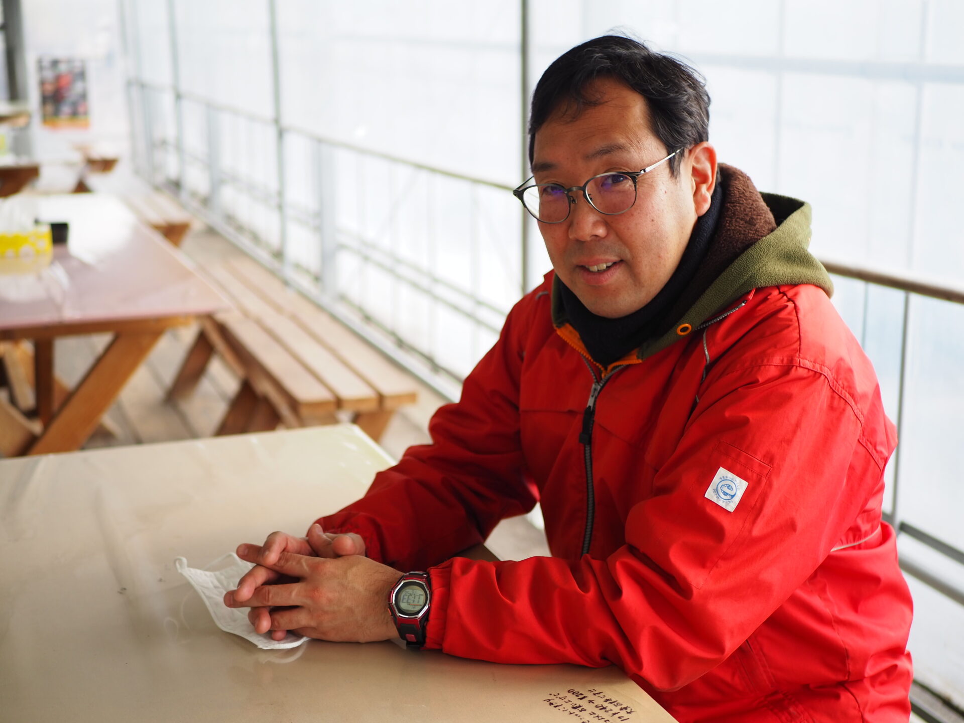 副農園長の安藤維宏さん