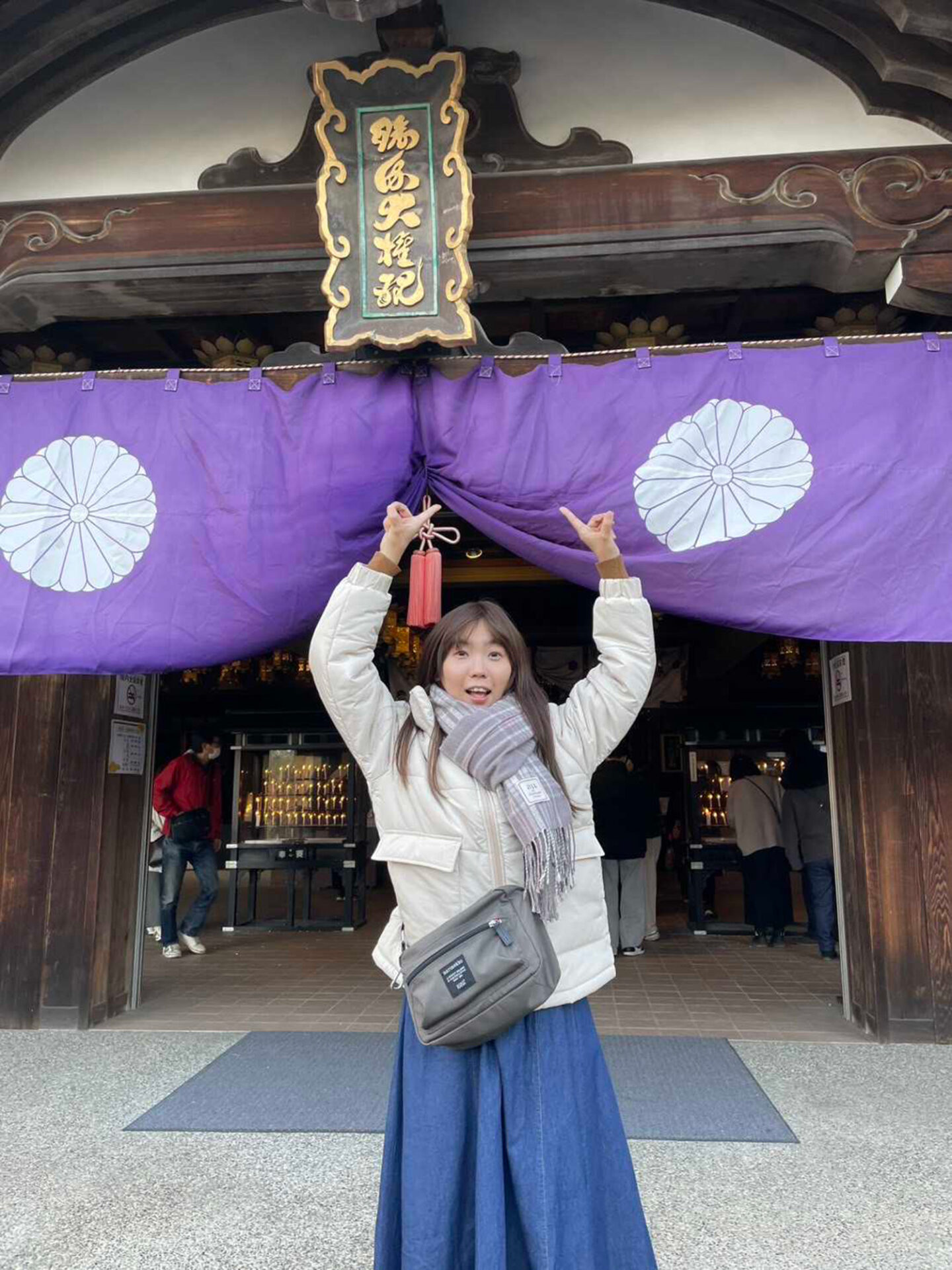 由加山蓮台寺と筆者