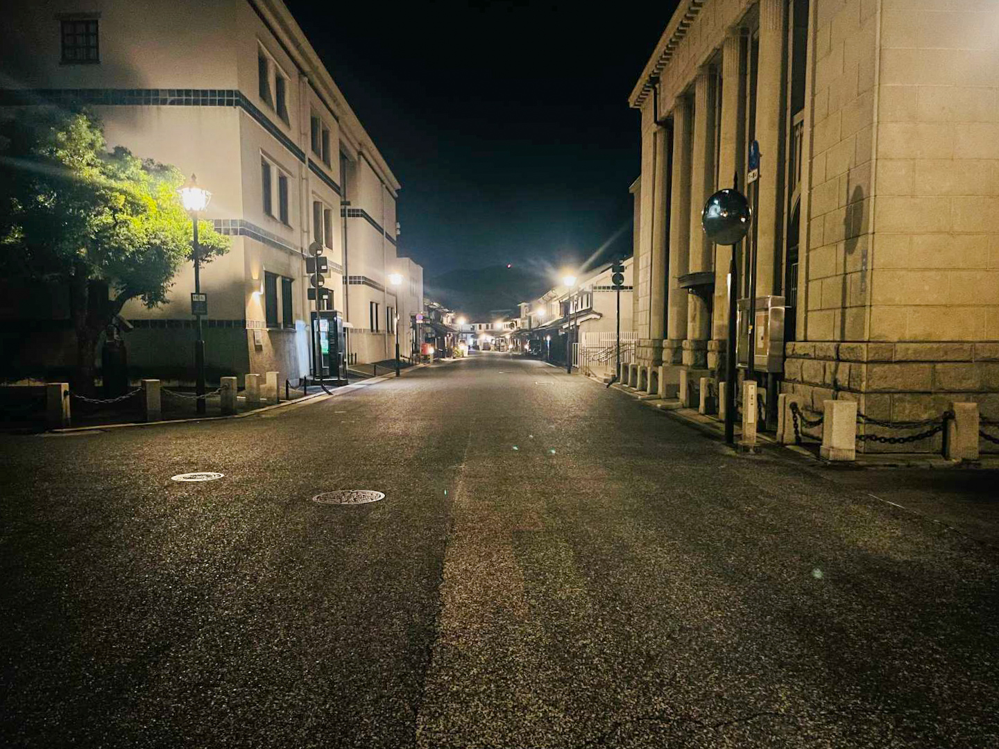 夜の倉敷美観地区