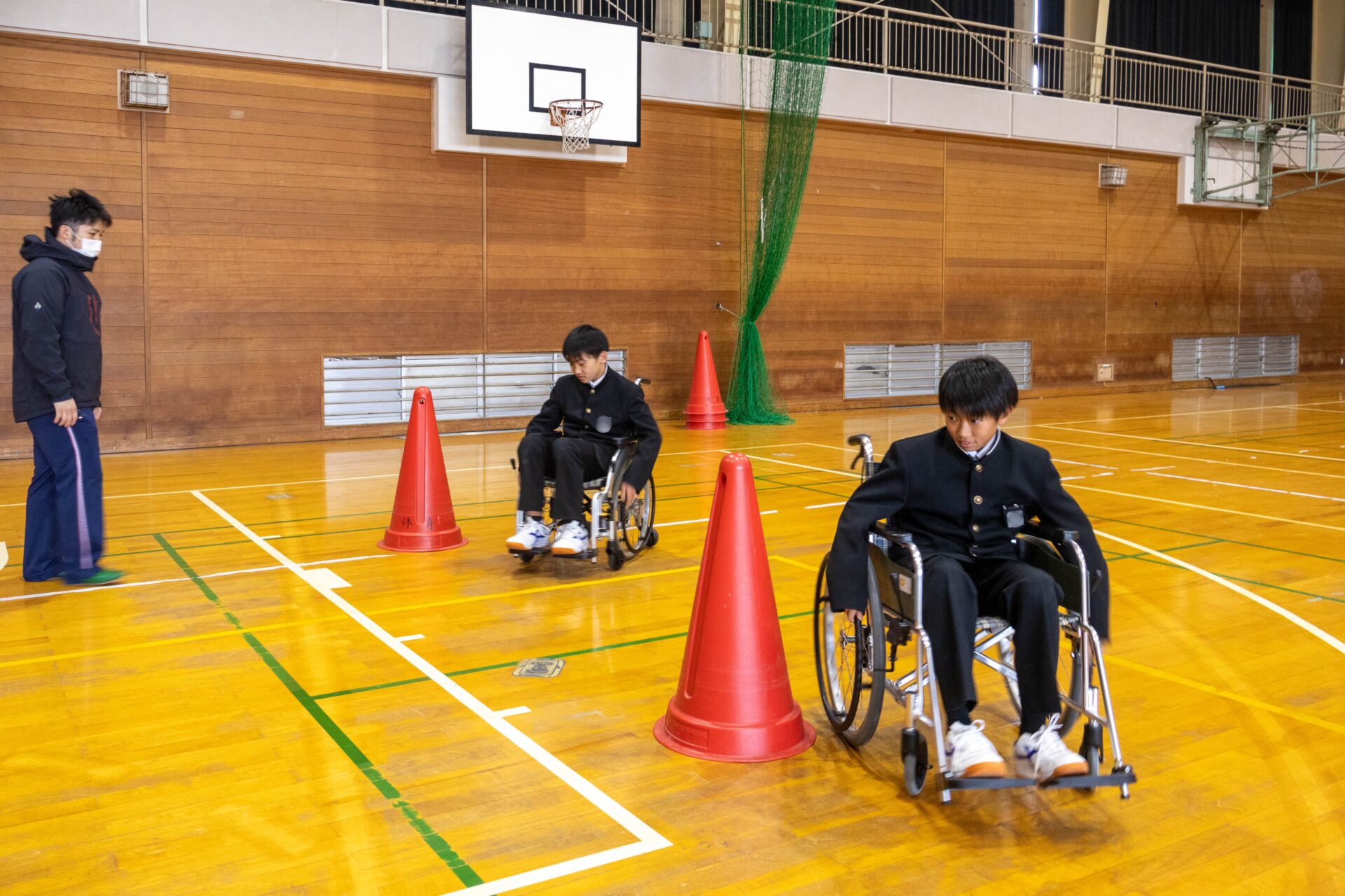 車いすの試乗体験