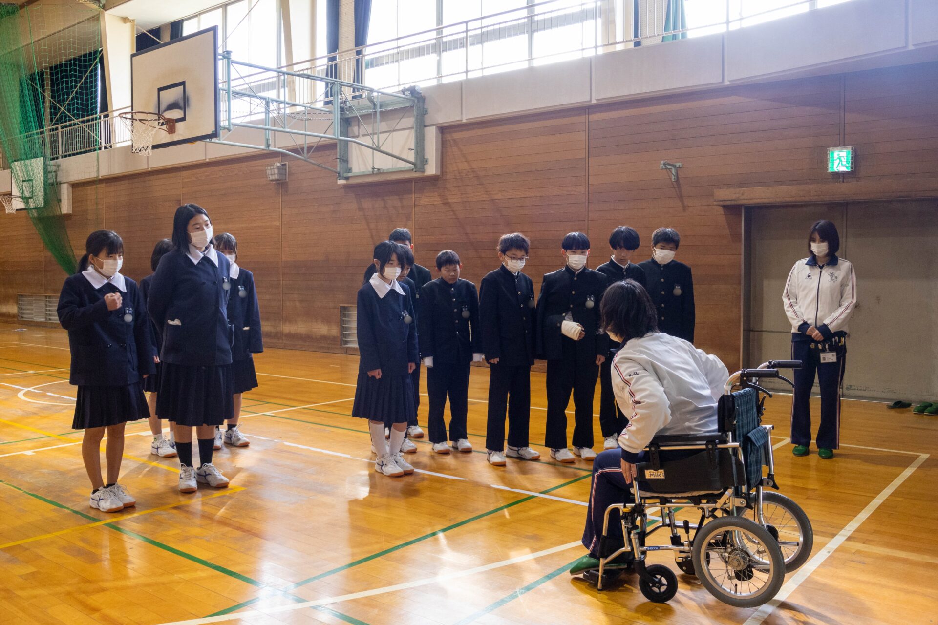 車いすの試乗体験