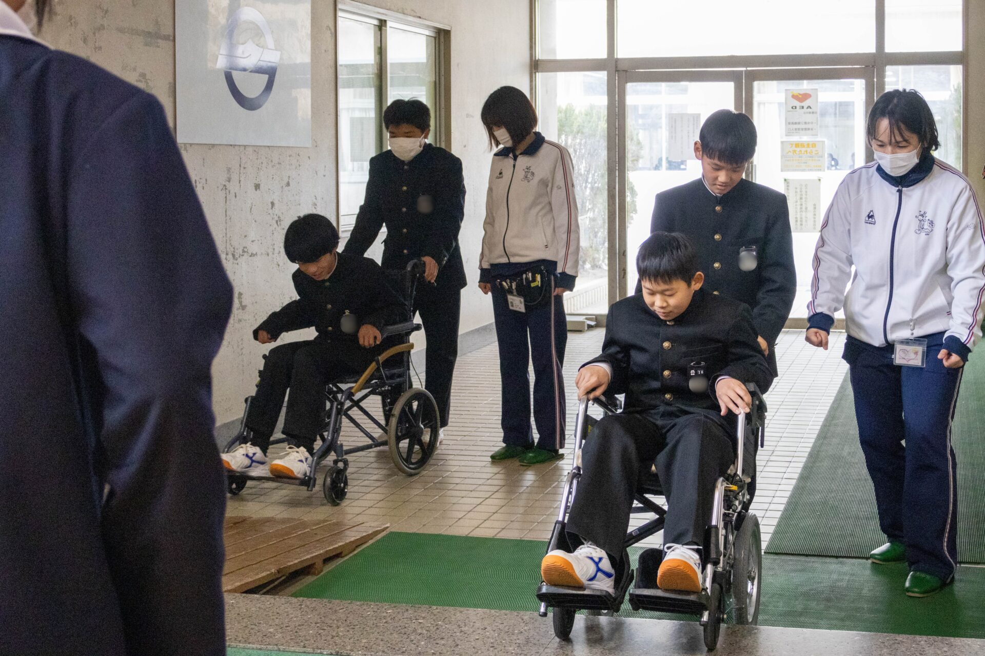 車いすの試乗体験