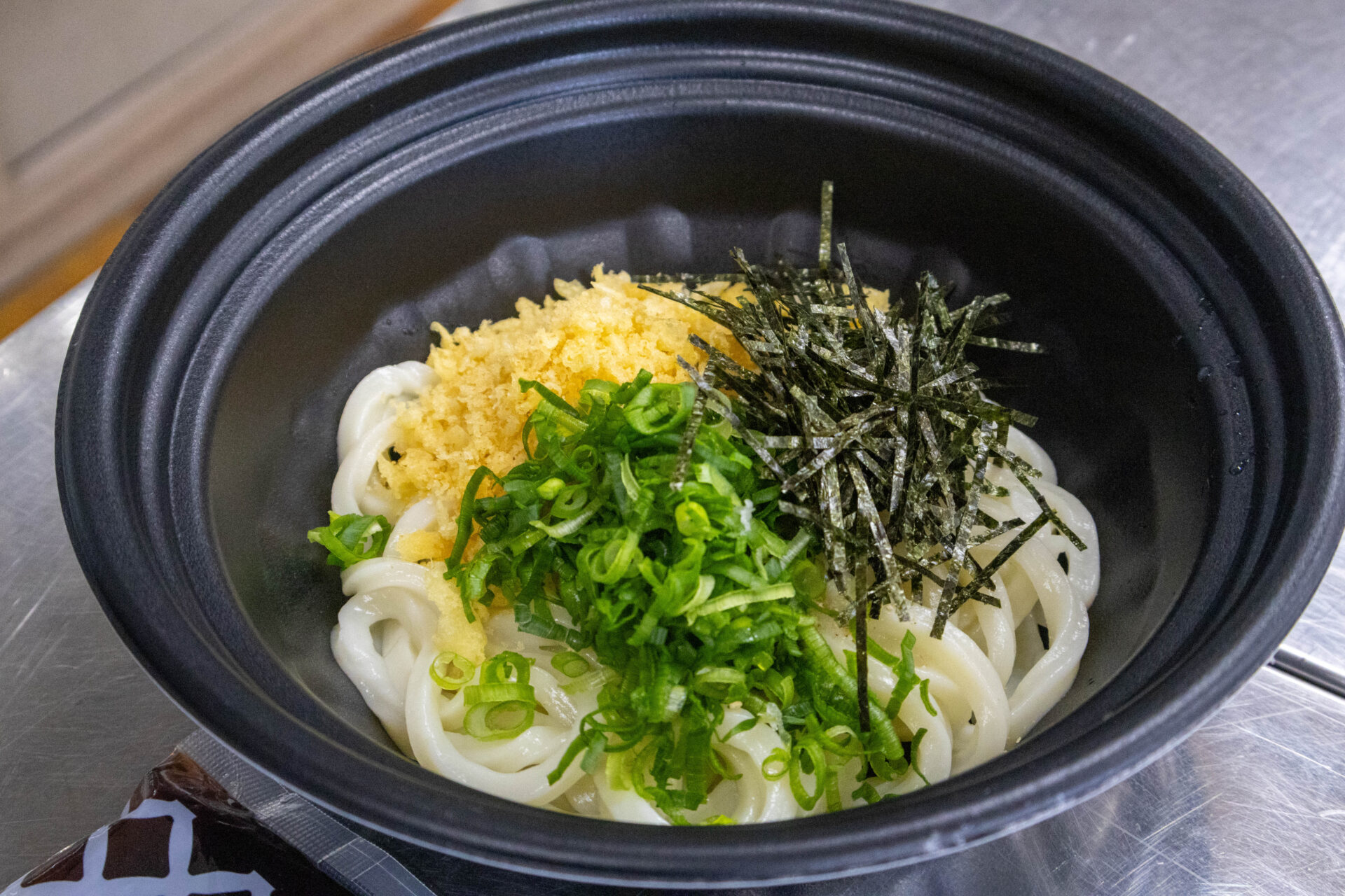 完成したうどん
