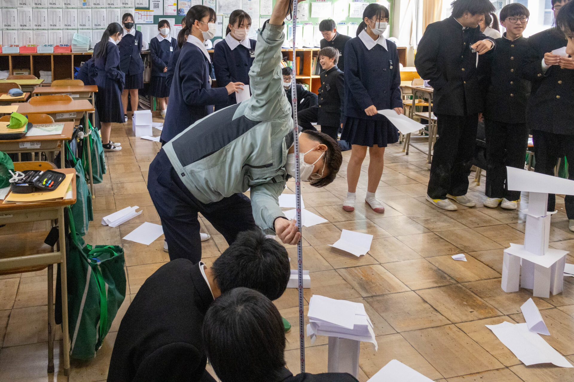 タワーの高さを計測する
