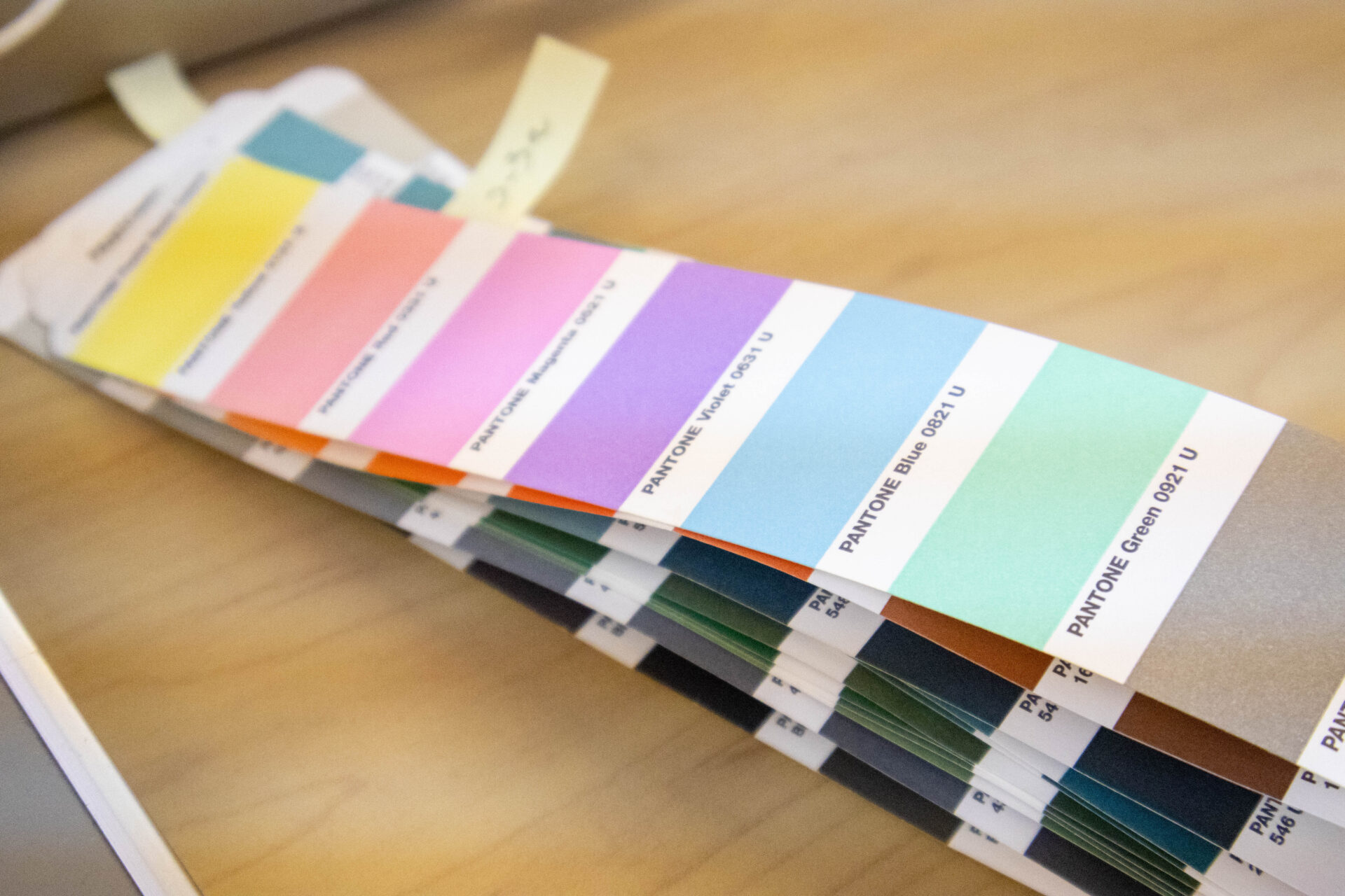 Color samples essential for design