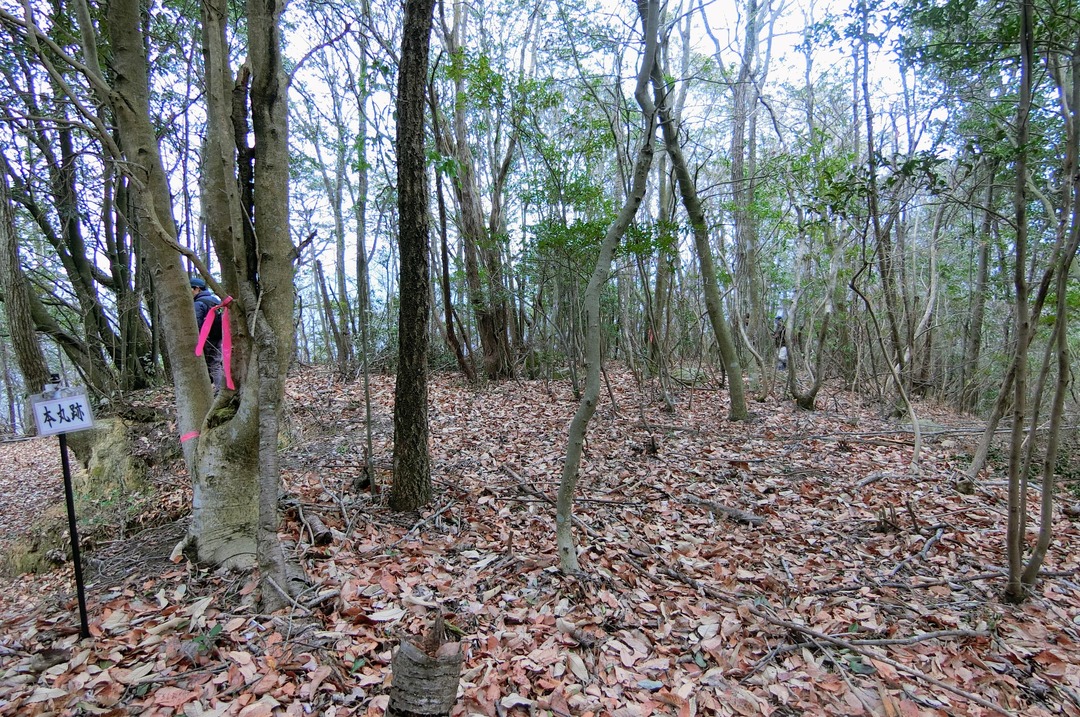 小林山城本丸跡