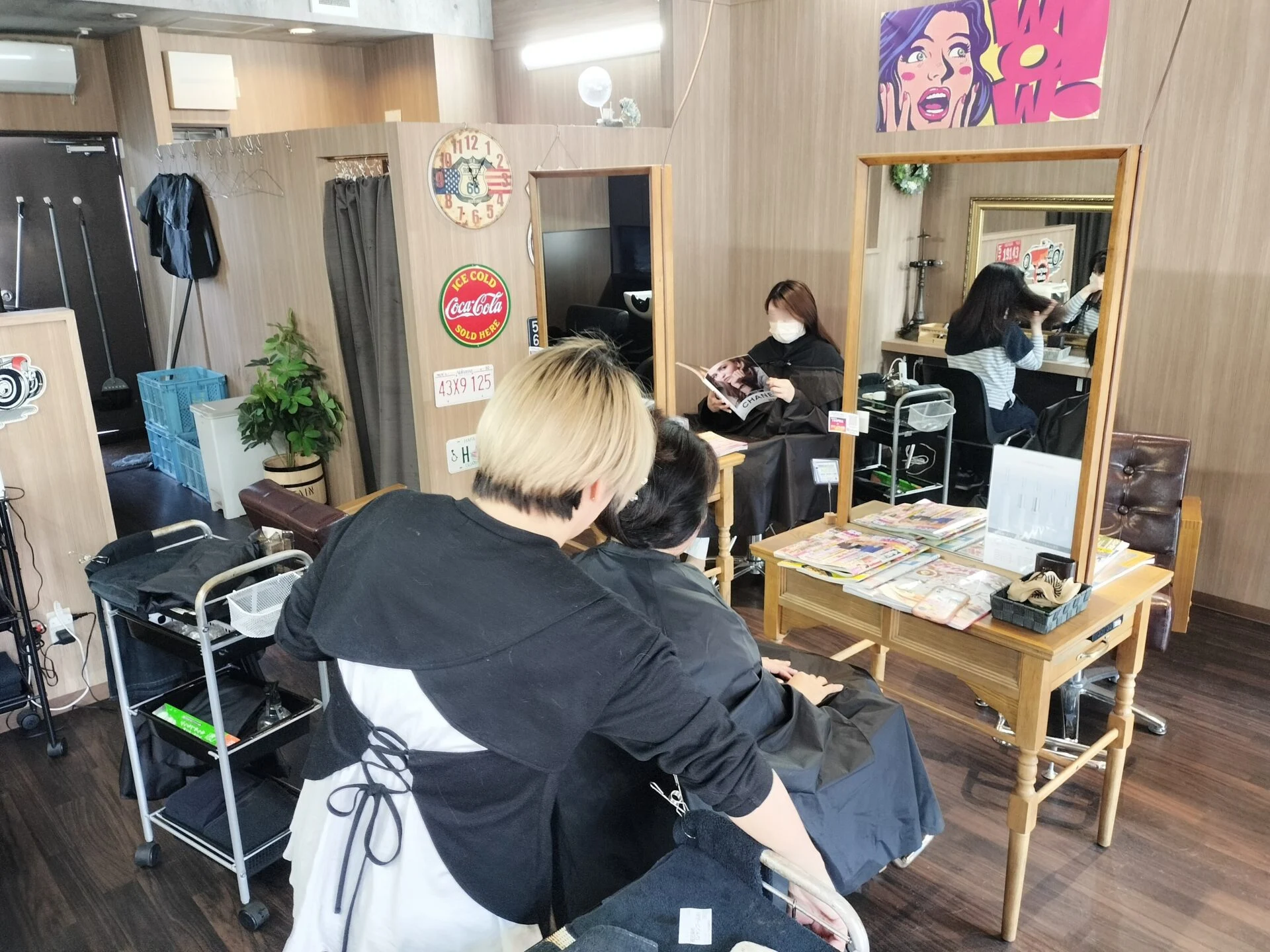 施術中