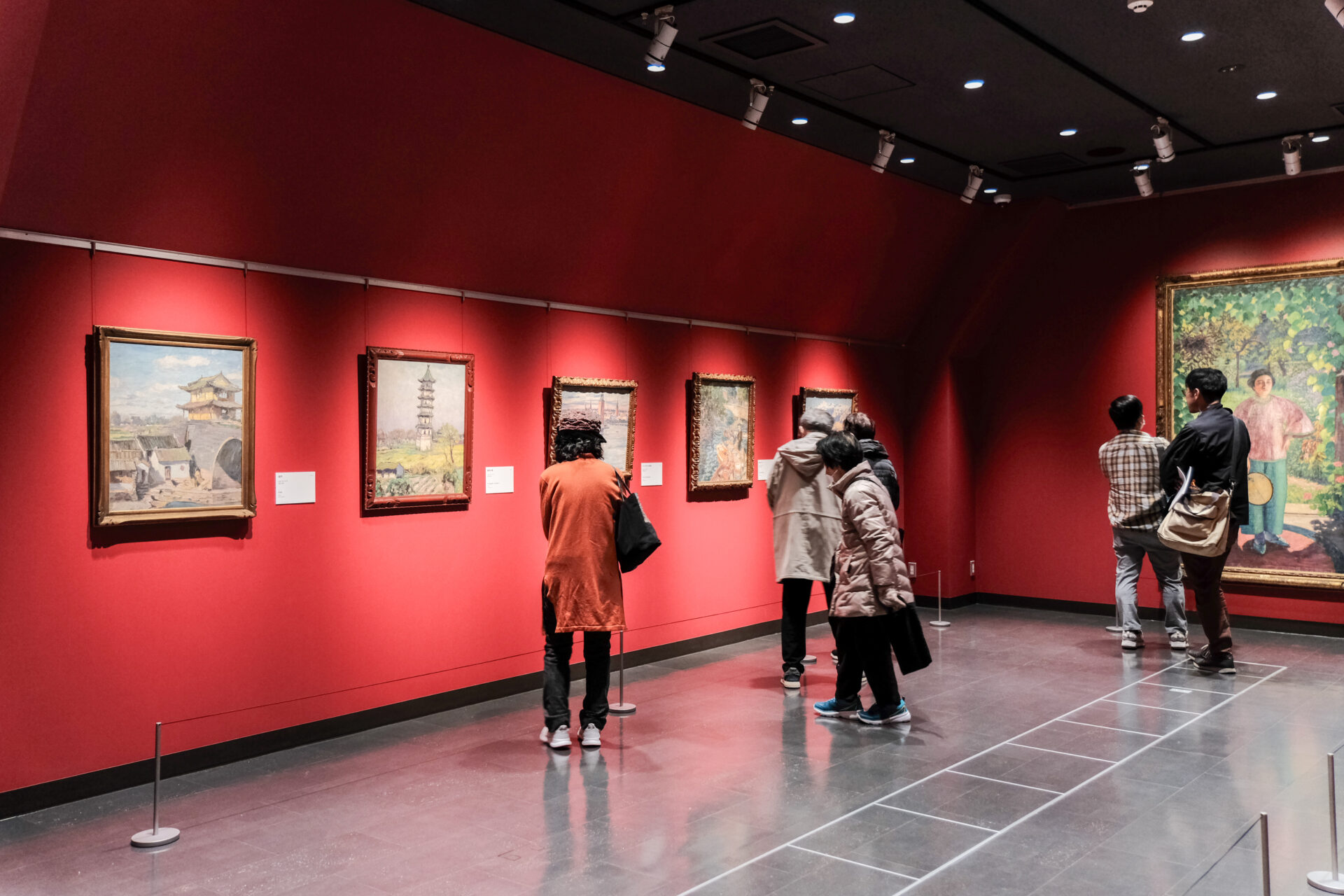 プレオープン当日の展示室2