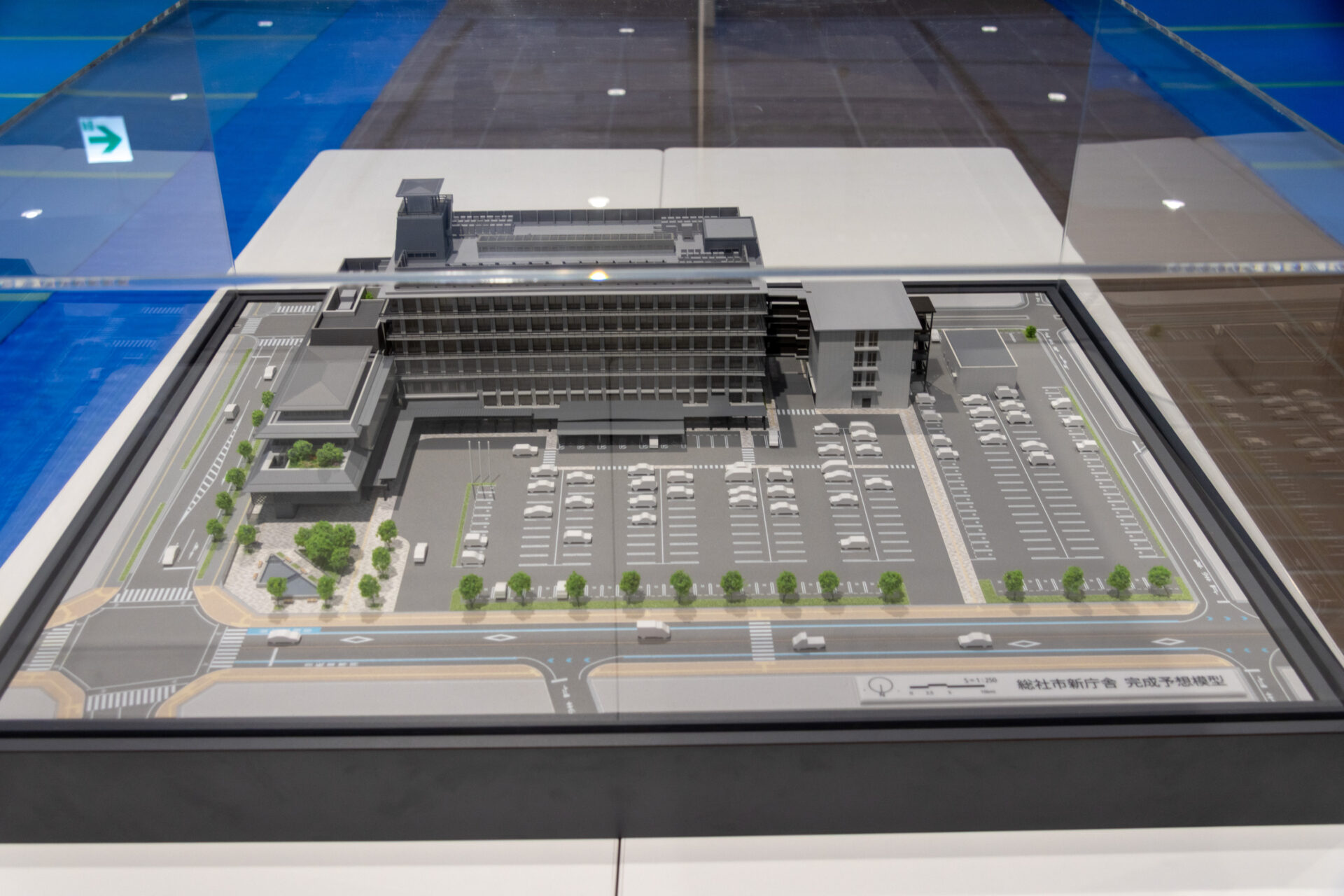総社市役所新庁舎模型