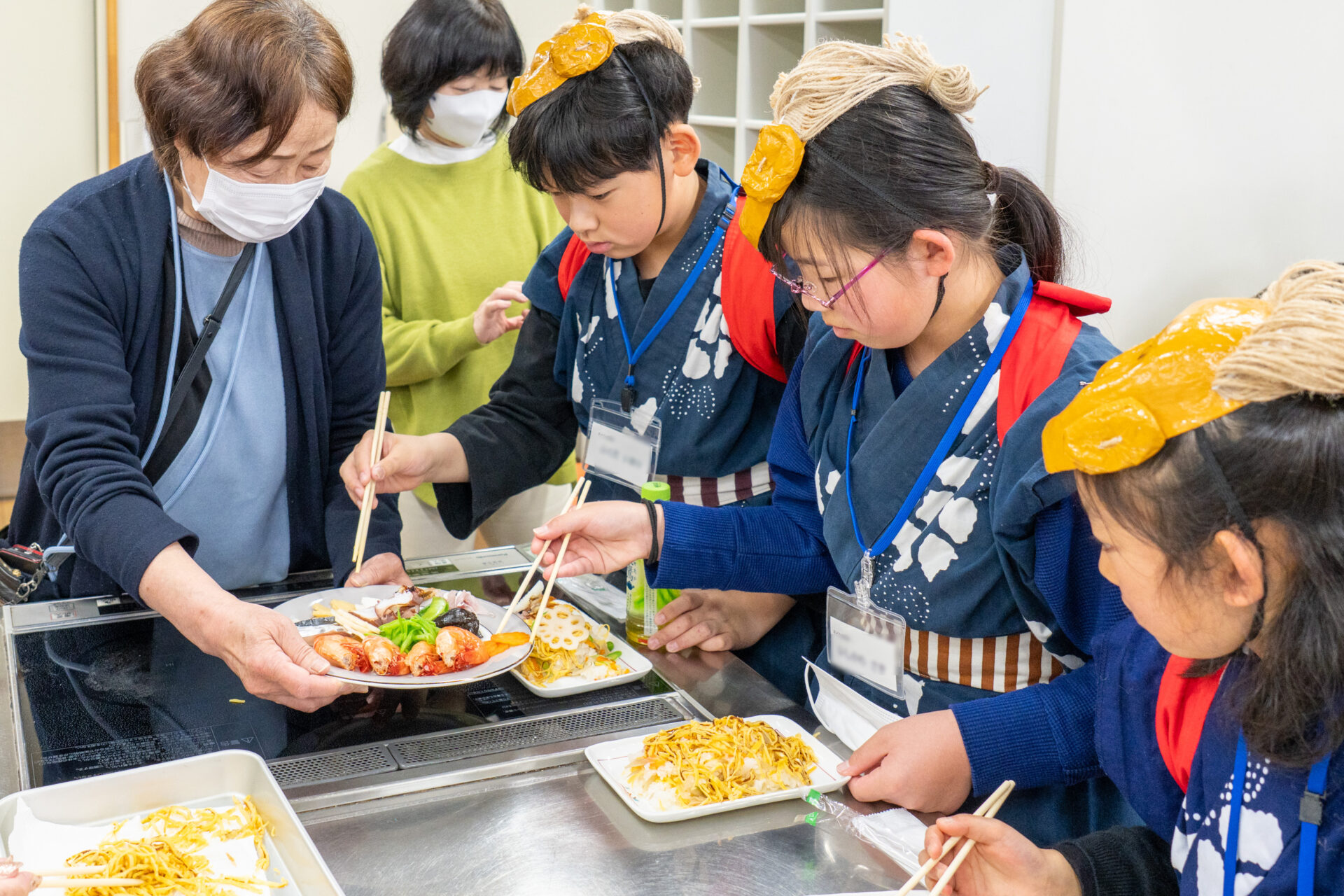 ばらずしを完成させます