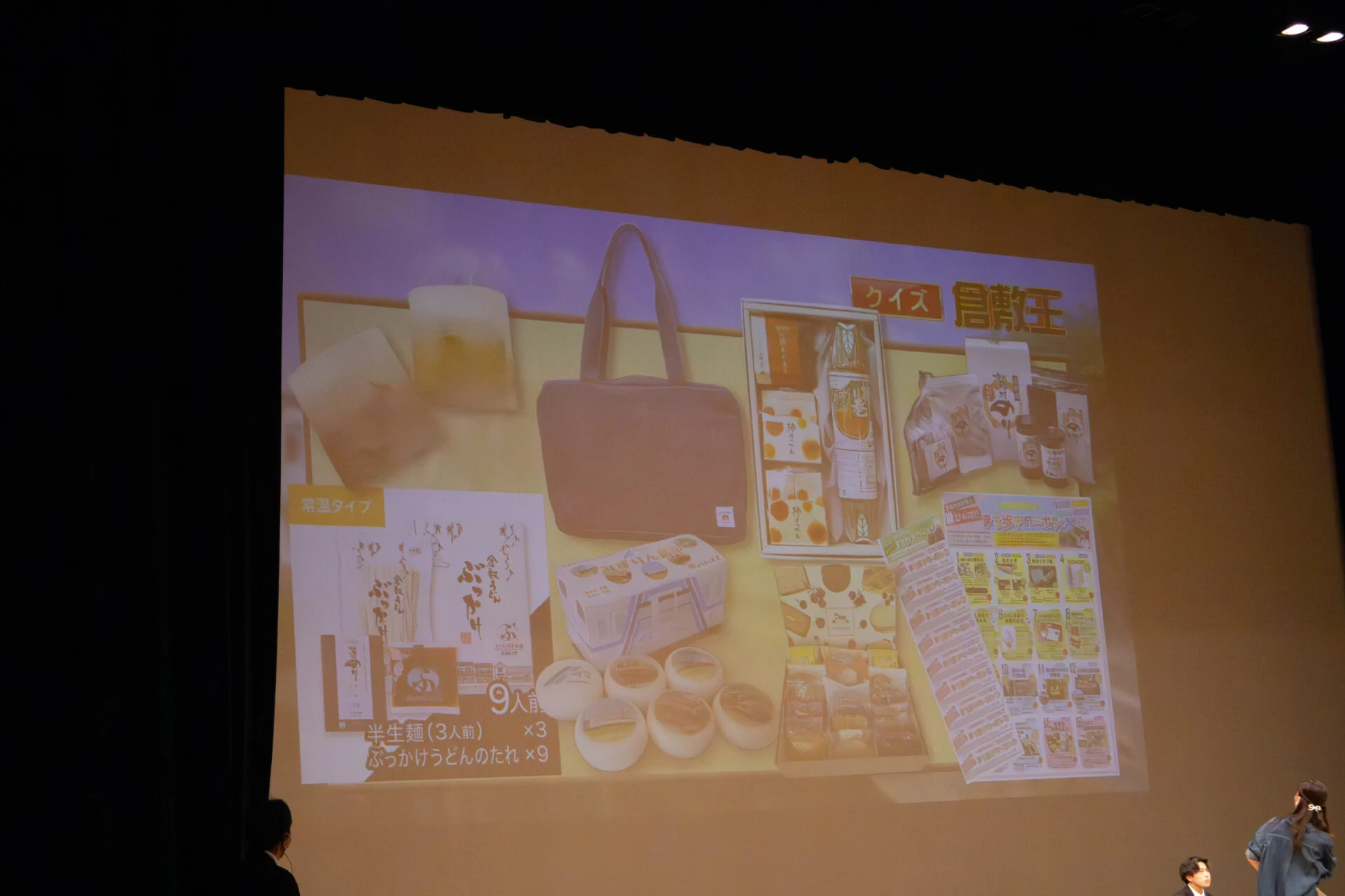 「クイズ!倉敷王」でもらえる賞品の例