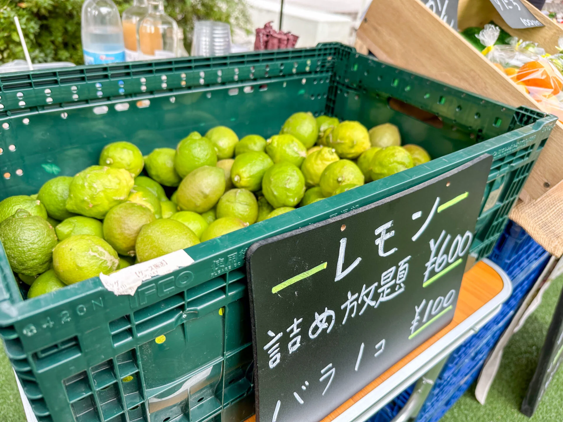 イベントではレモンの詰め放題も