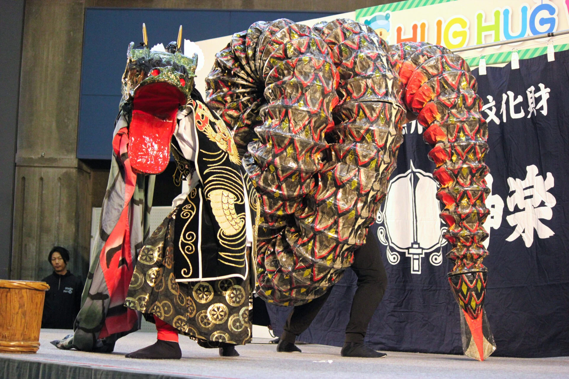 コンベックス岡山での公演のようす (写真提供:成羽備中神楽育成会)