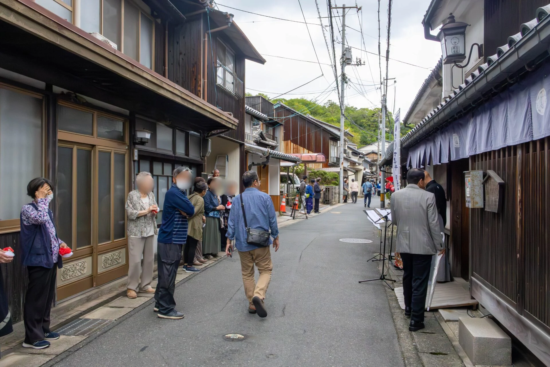 花嫁道中スタート前のようす