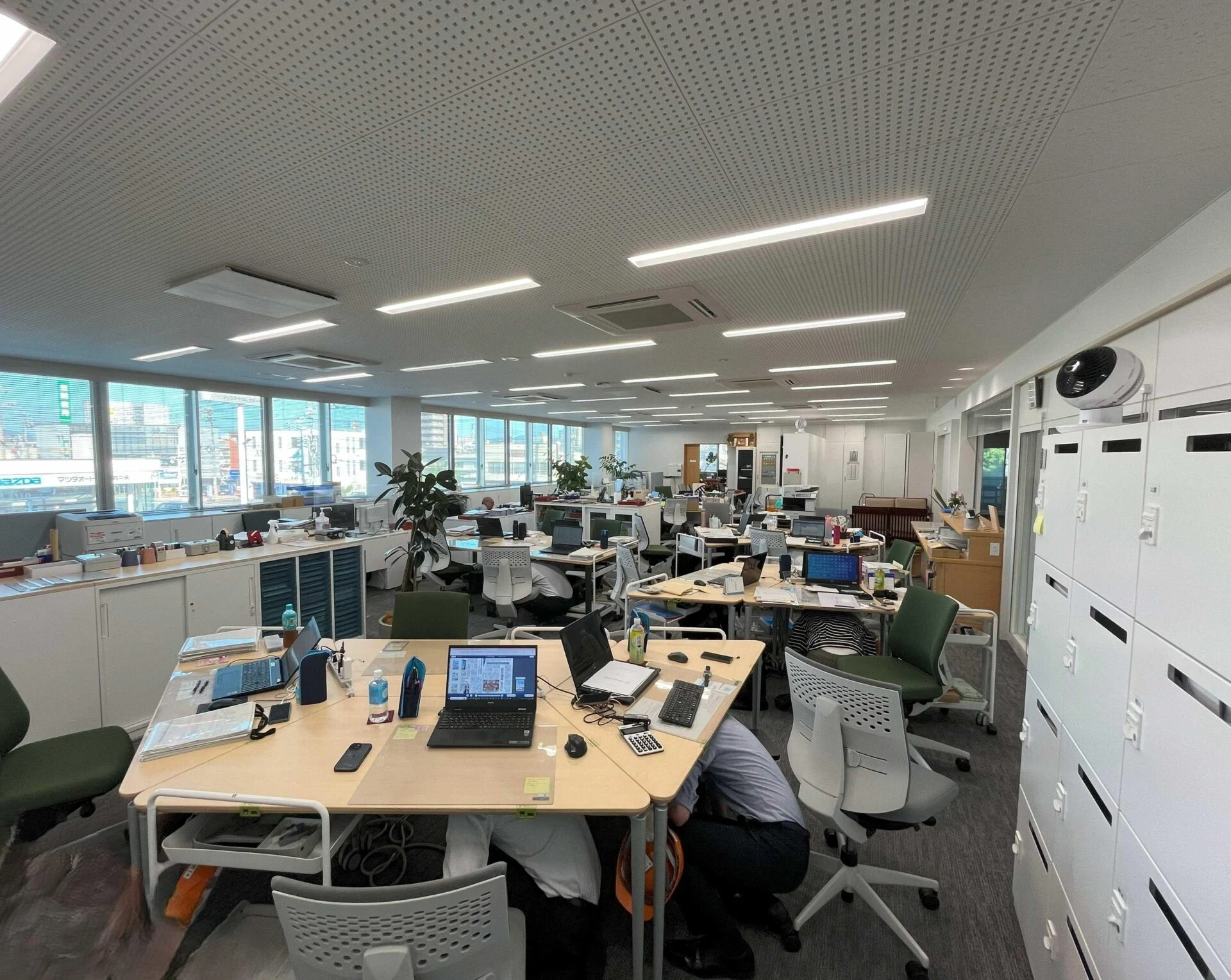 倉敷商工会議所での訓練のようす(画像提供:倉敷市)