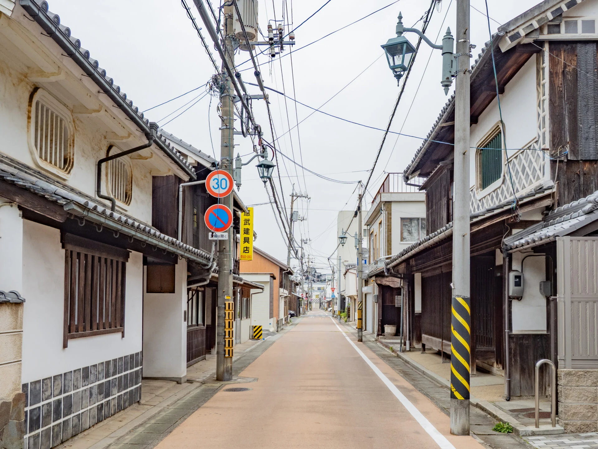 新町通りの町並み