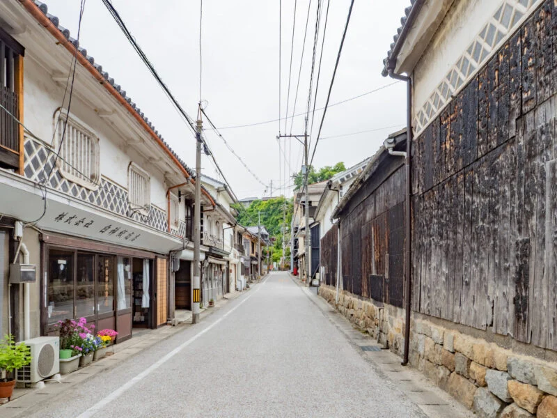 玉島の町並み：仲買町の町並み