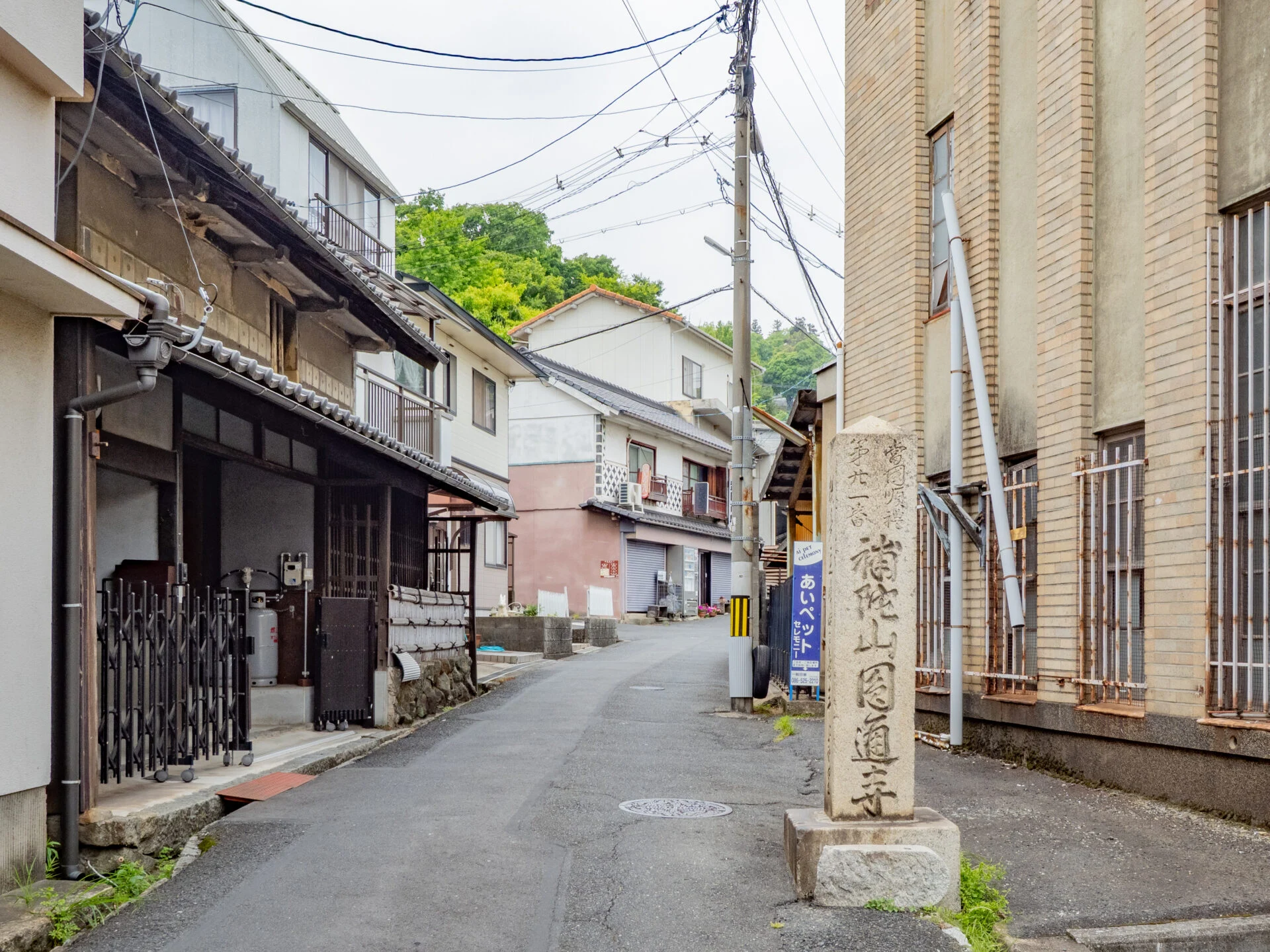 円通寺への参詣道