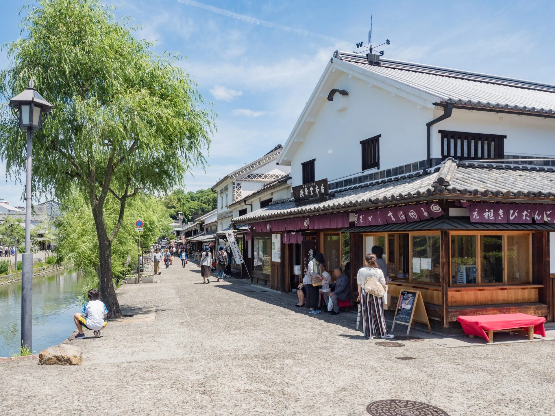 倉敷川畔の町並み