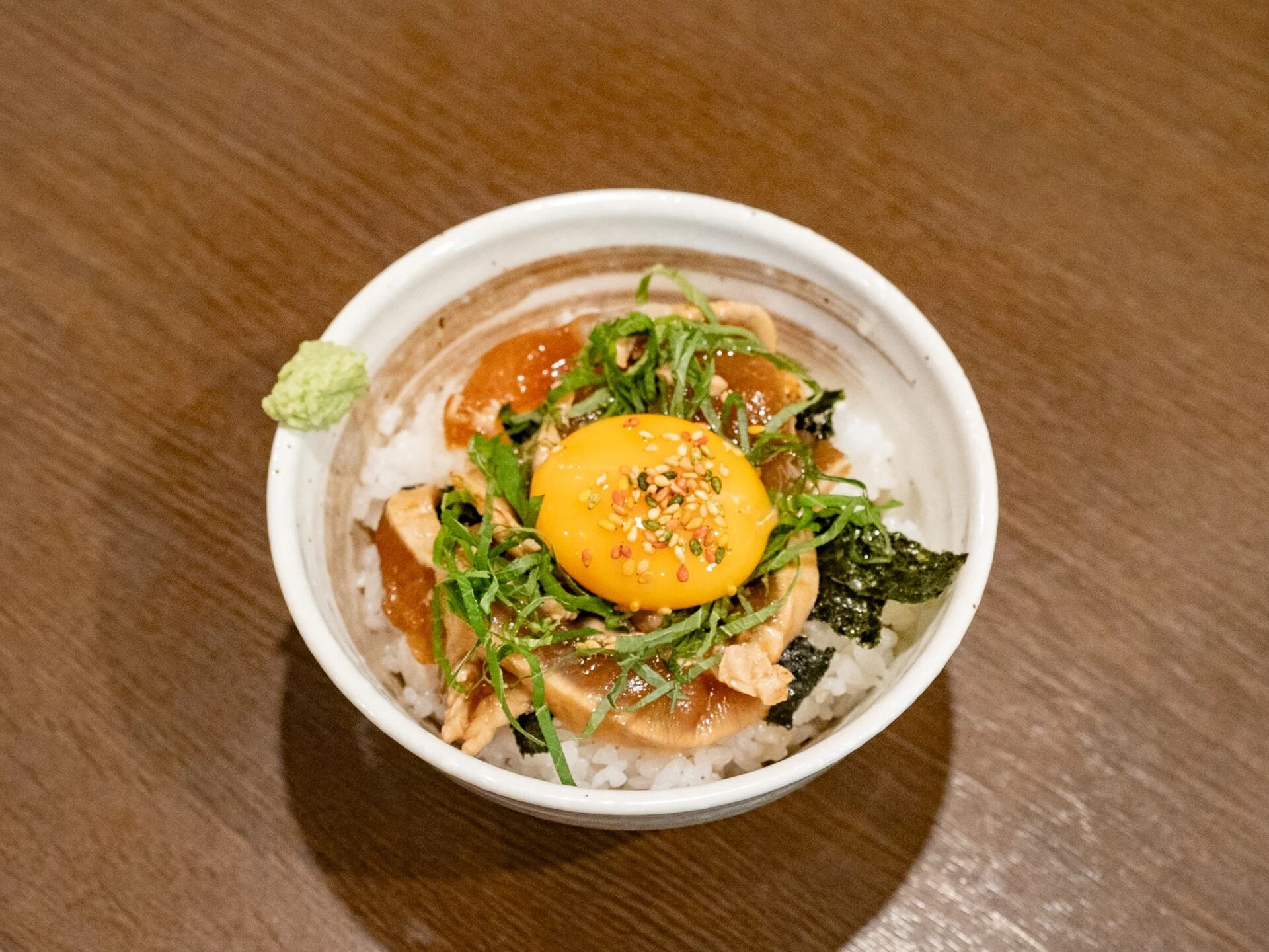 種鶏タタキ漬けめし