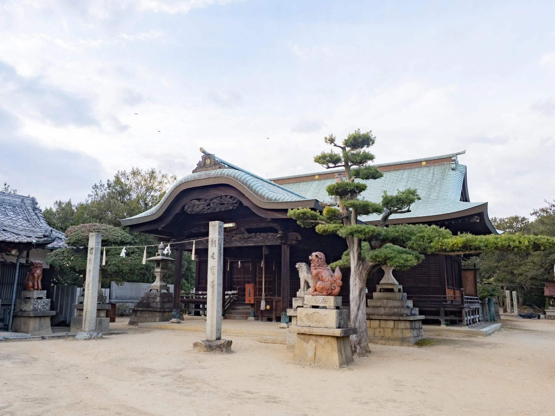 下津井の町並み:祇園神社 社殿
