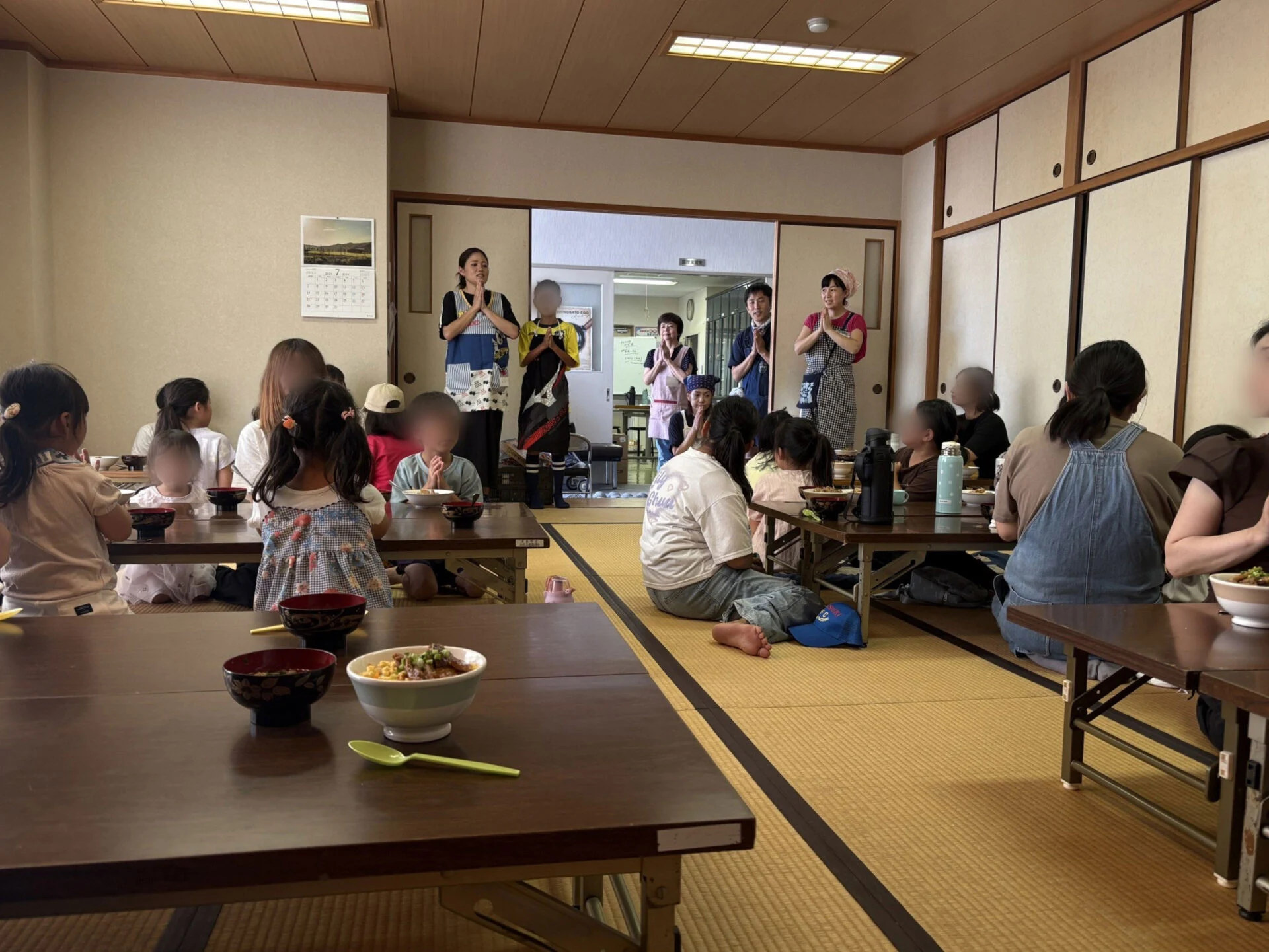 みんなでいただきます