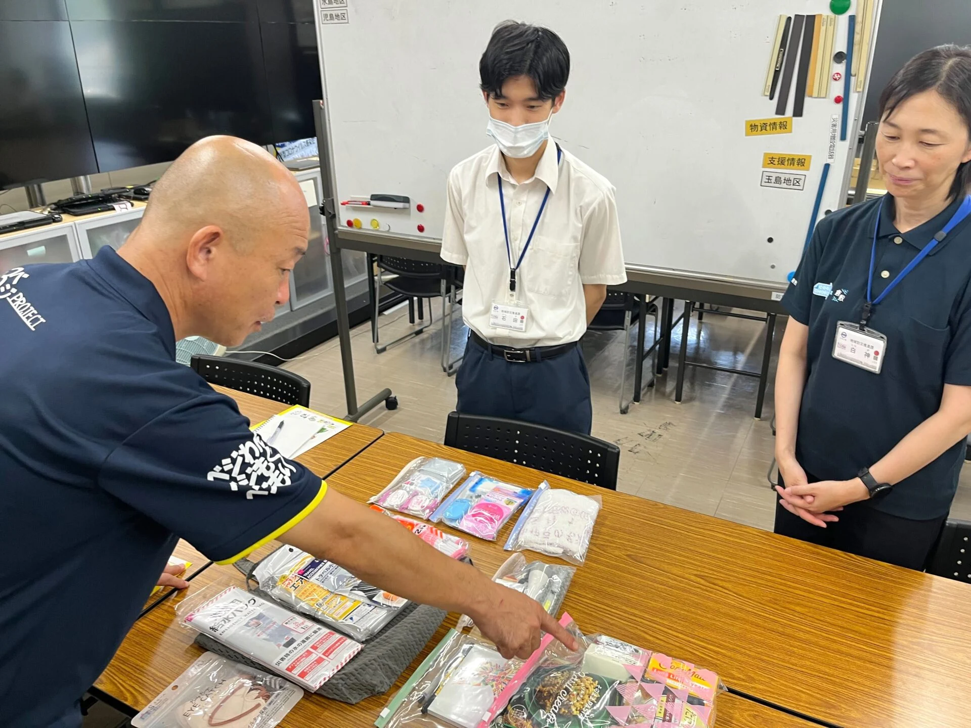 地域防災推進課の3人