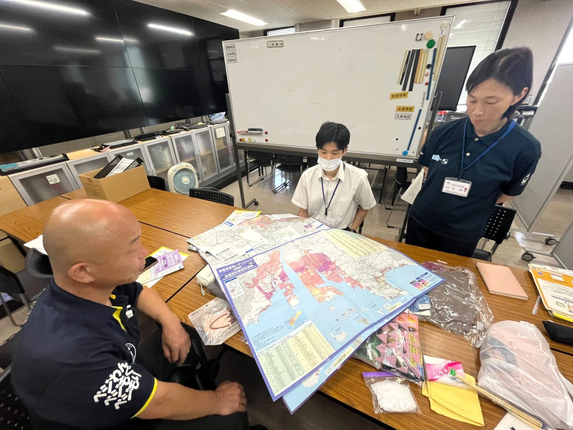 地域防災推進課の3人