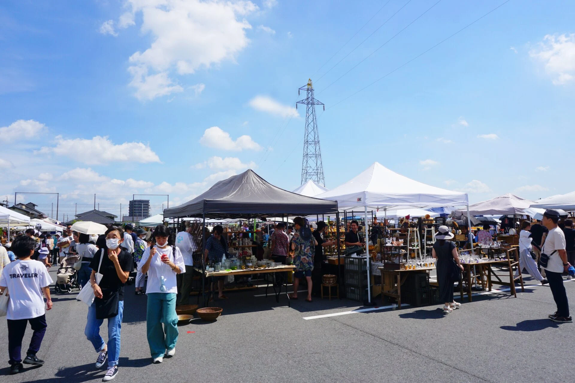 早島筵蚤市:会場の様子