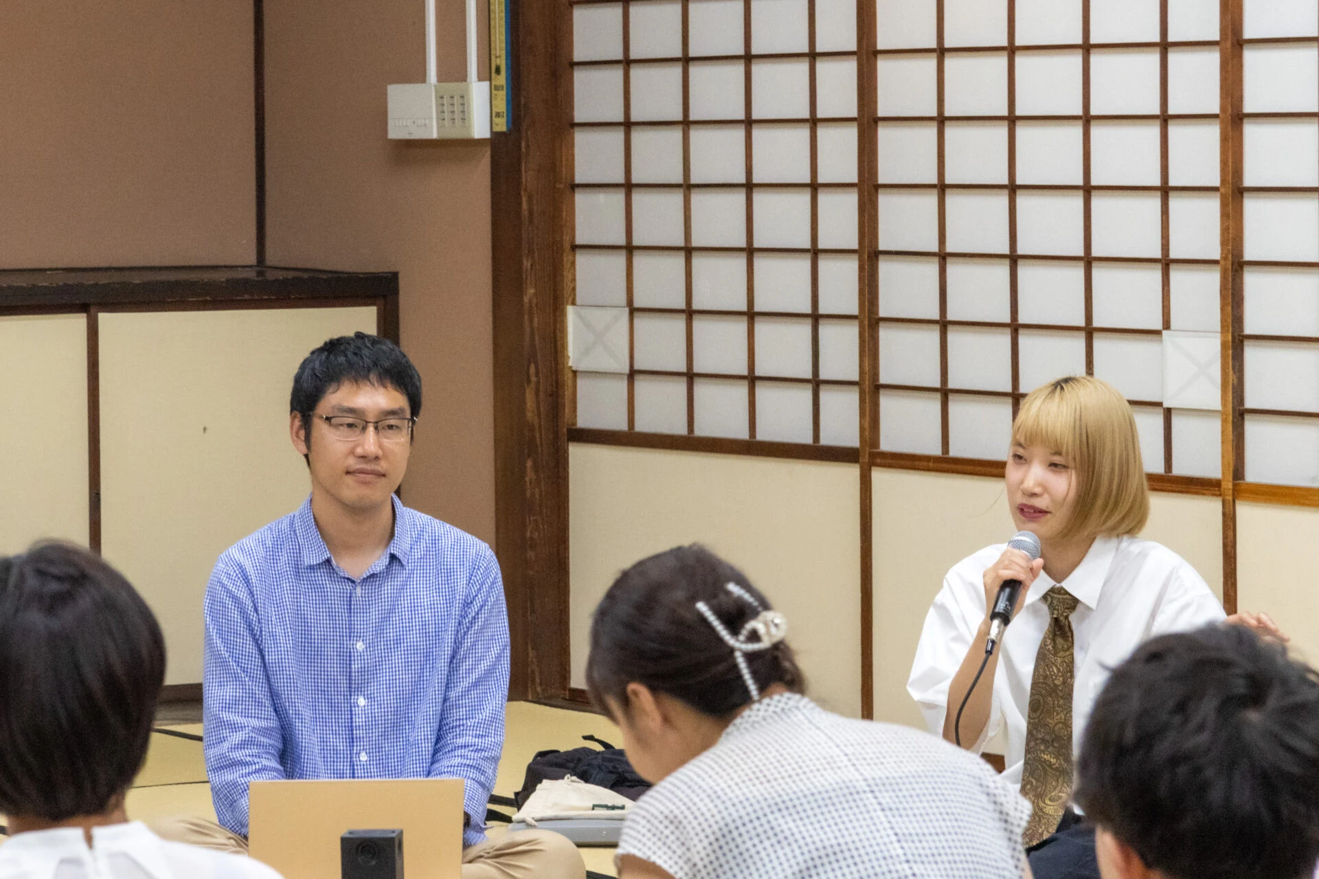 成清先生(左)と澤江さん(右)