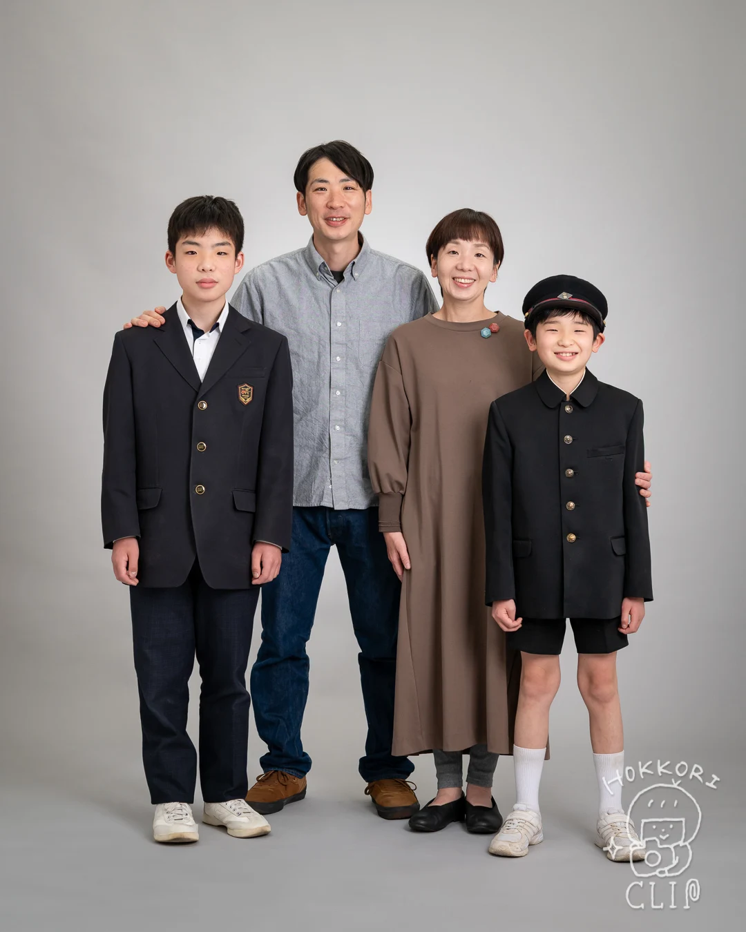 家族写真（写真提供：ほっこりCLIP）