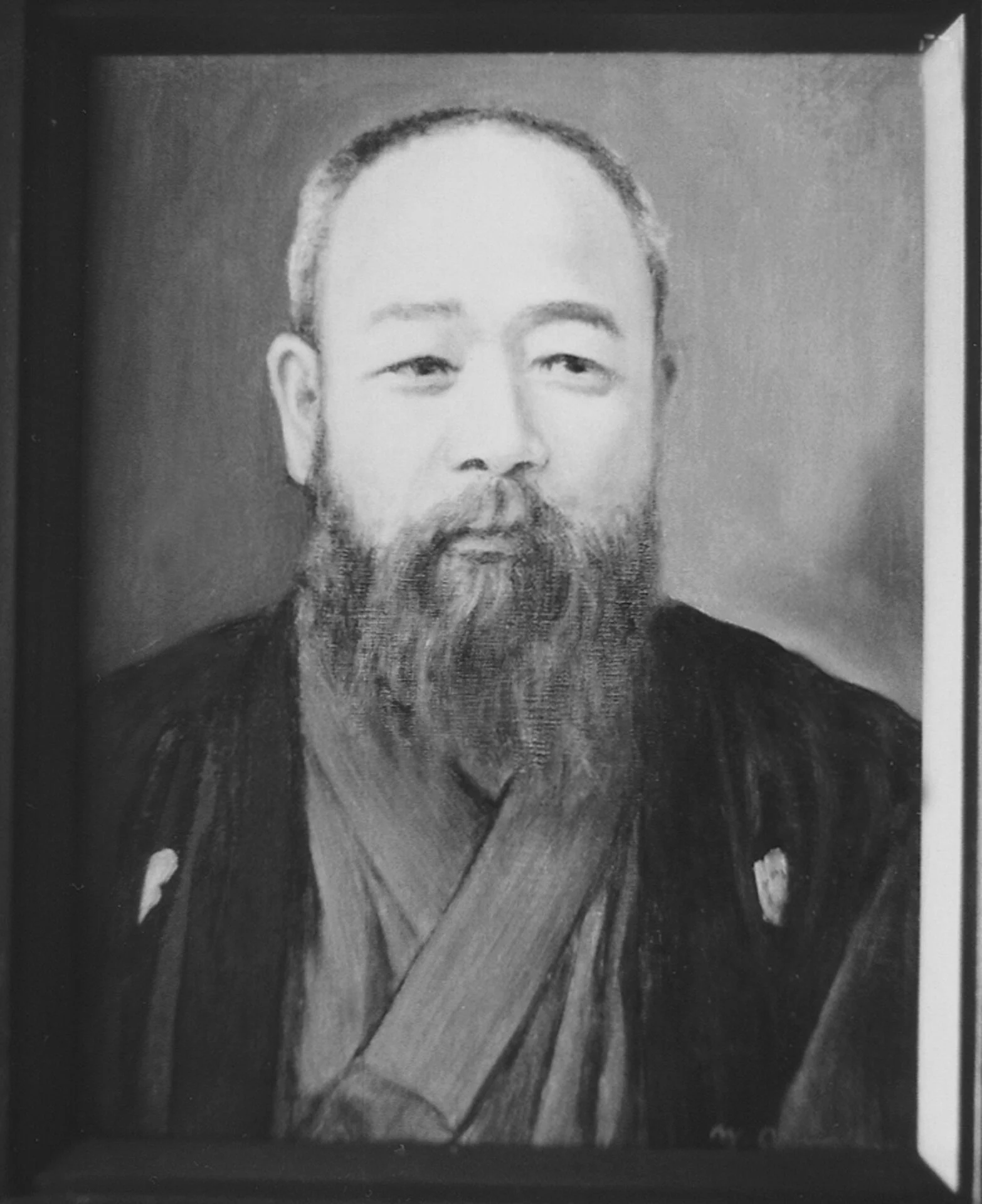 小山益太の肖像画（画像提供：赤磐市教育委員会）