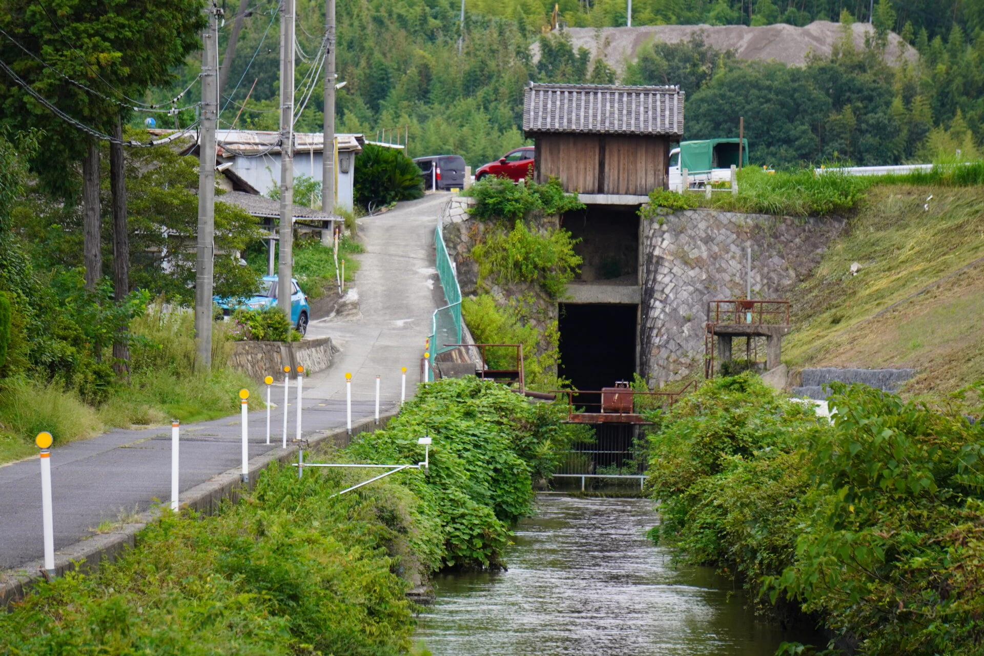 一の口水門と高瀬通し