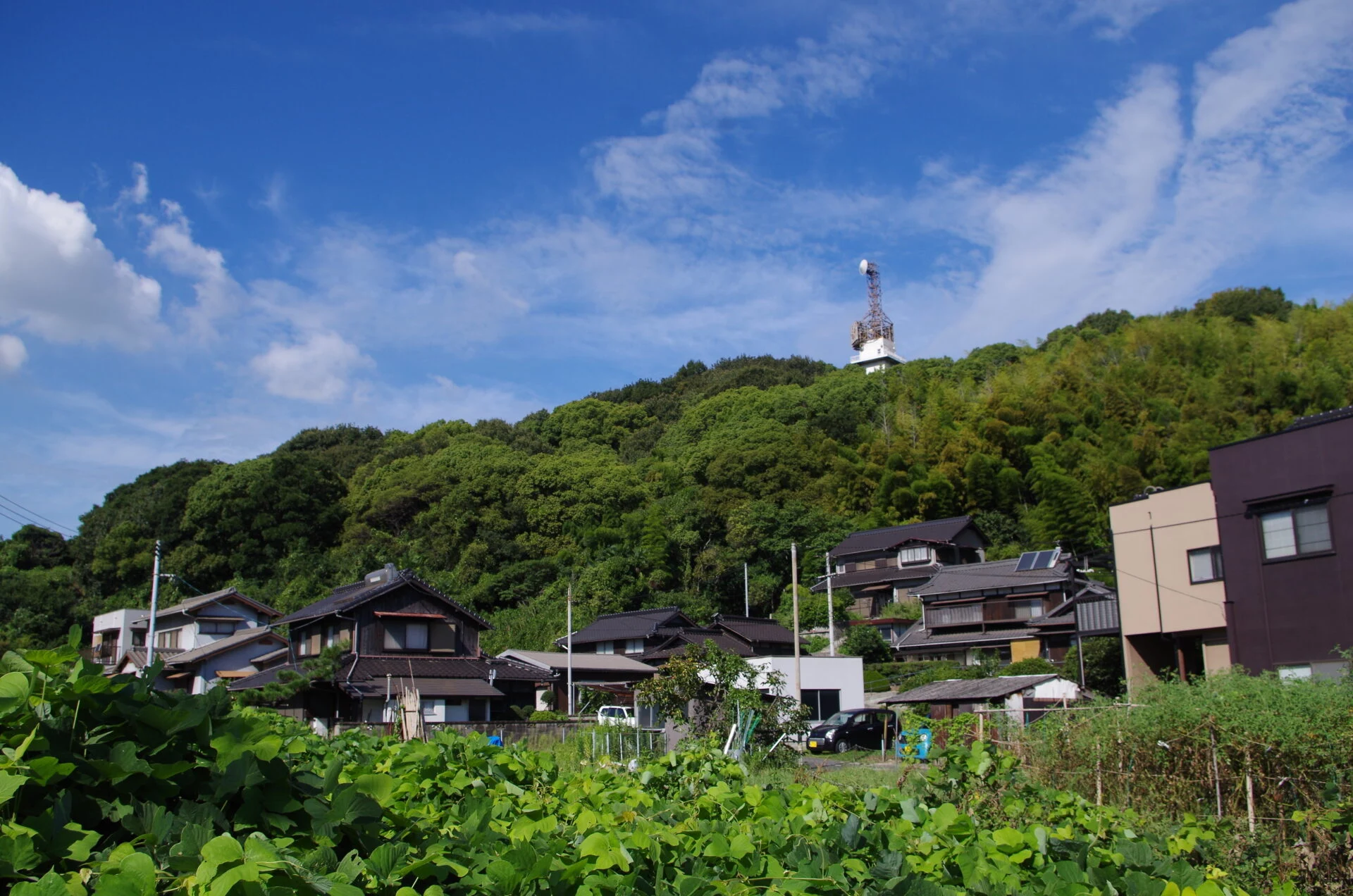 高島おそらくむかしの集落付近