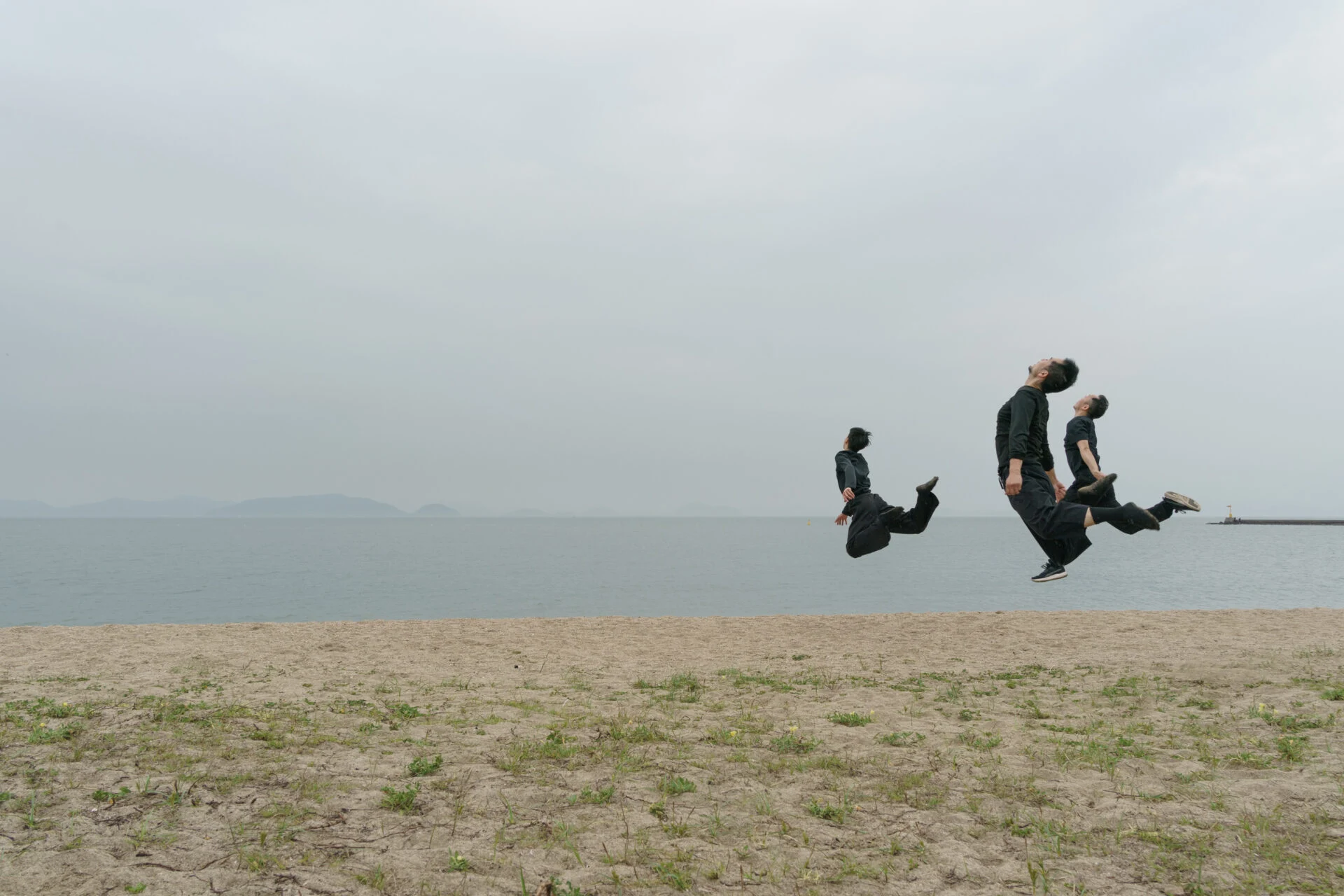沙美海岸での練習風景（2024年）　画像提供：ズンチャチャ（photo yukiwo）